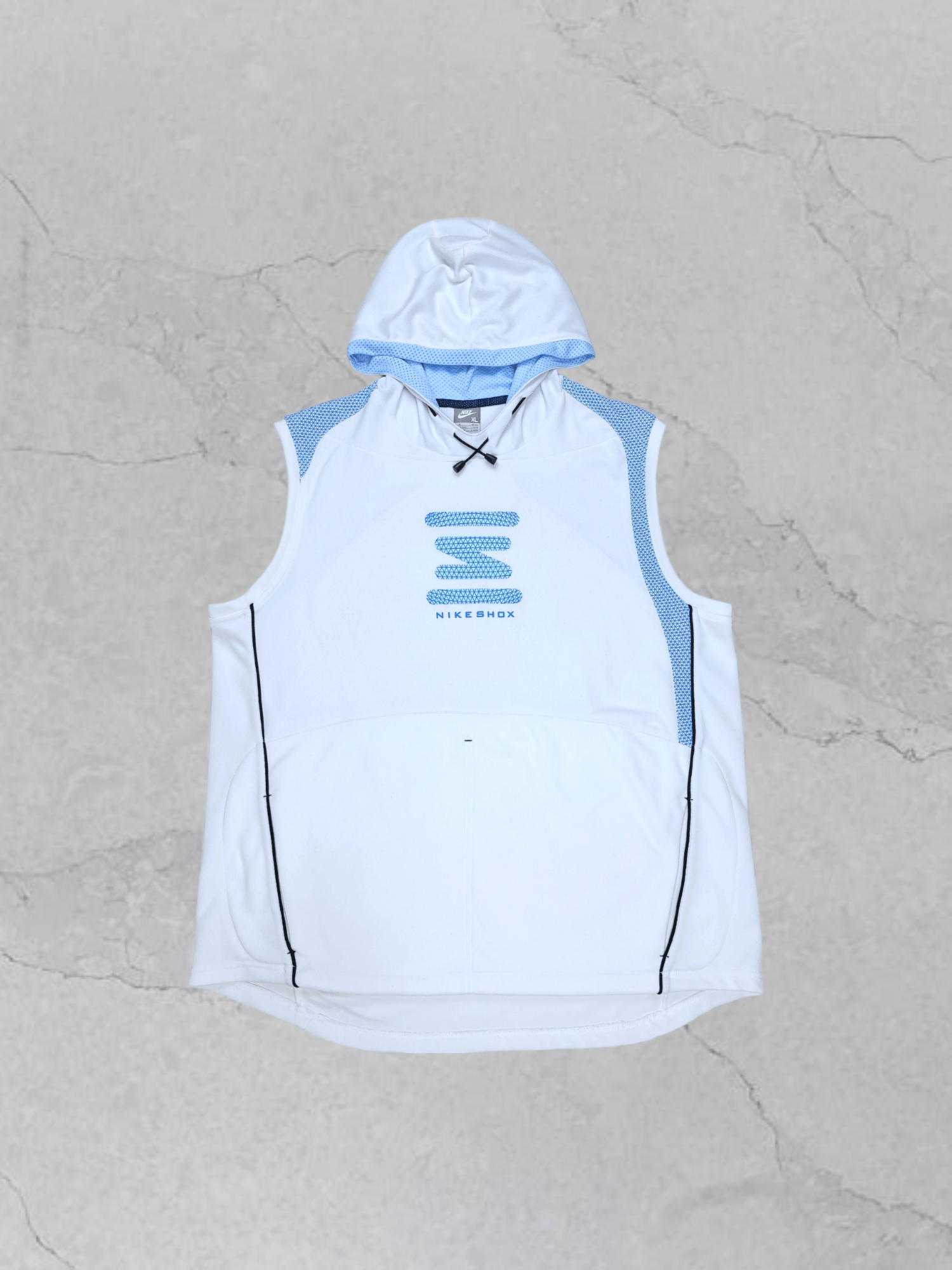 Nike × Vintage Nike Shox vest with hood Size US L / EU 52-54 / 3 - 1 Thumbnail