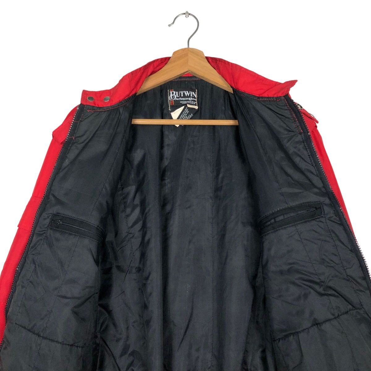Vintage 🔥Riot Riot Vintage Bomber Jacket Butwin Union Made in USA Size US M / EU 48-50 / 2 - 14 Thumbnail