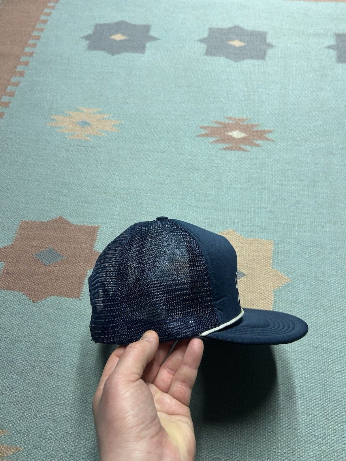 Vintage Vintage trucker hat Valley Petreoleum oil Michigan navy blue Size ONE SIZE - 8 Thumbnail