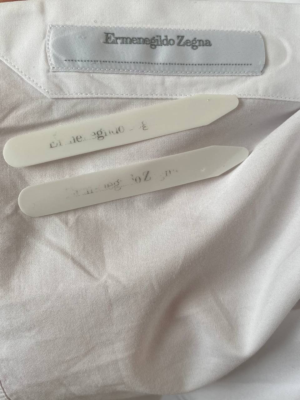 Ermenegildo Zegna × Z Zegna Rare! Luxury Ermenegildo Zegna mini logo Shirt Button Up Size US M / EU 48-50 / 2 - 10 Thumbnail