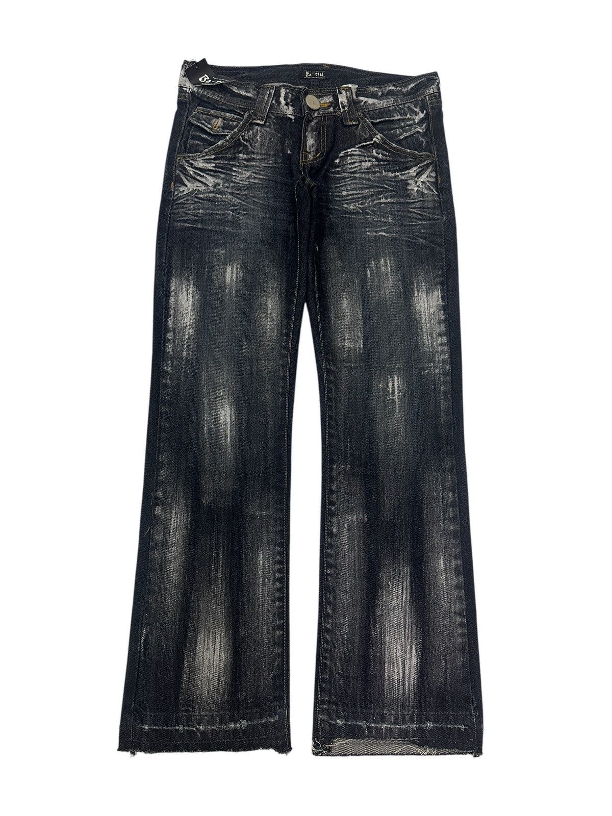 Japanese Brand Japanese BA-TSU Paint Splitter Jeans Size US 30 / EU 46 - 1 Thumbnail