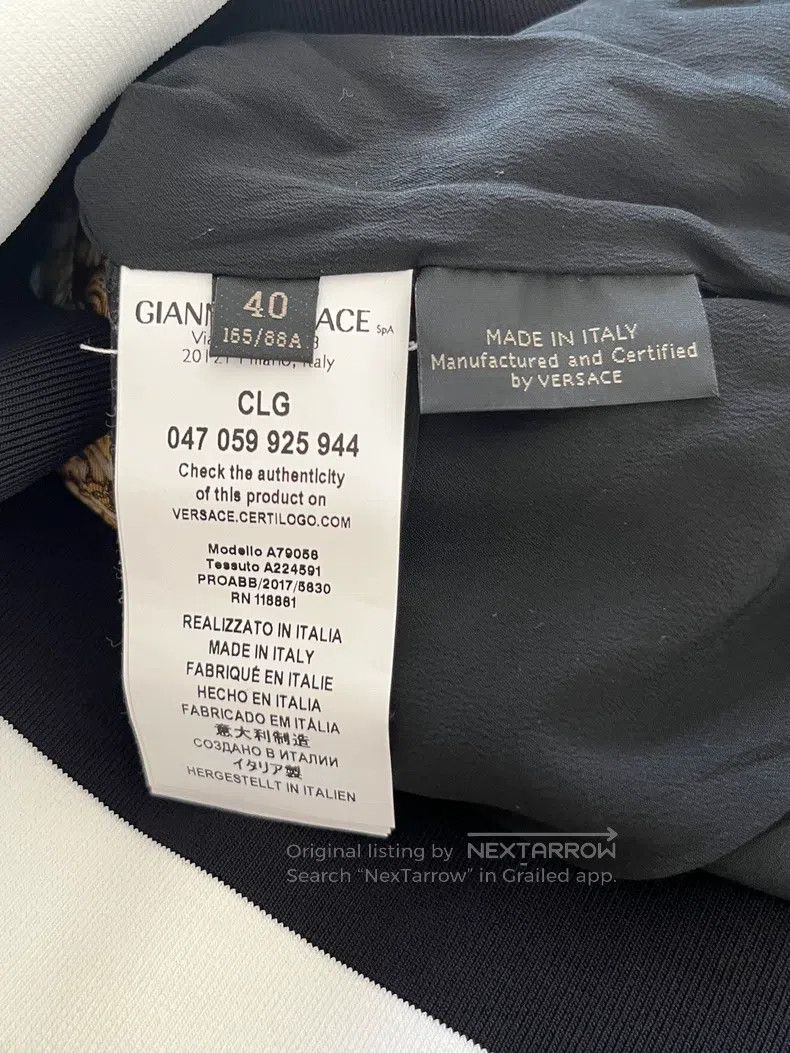 Versace Versace Carved cotton jacket Size US M / EU 48-50 / 2 - 4 Thumbnail