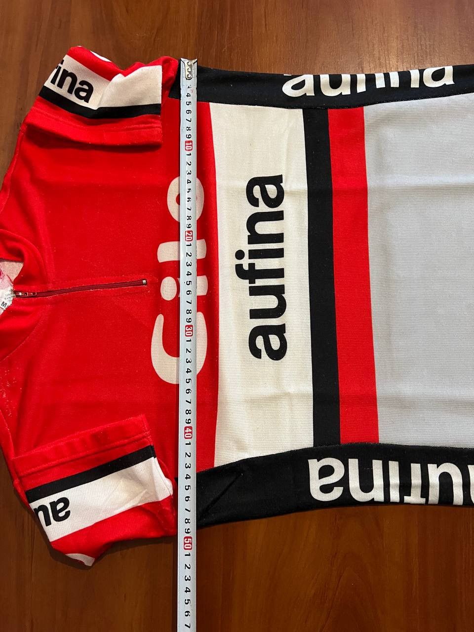 Vintage RARE 1978/86 CILO AUFINA TEAM SWITZERLAND CYCLING BIKEJERSEY Size US M / EU 48-50 / 2 - 24 Thumbnail