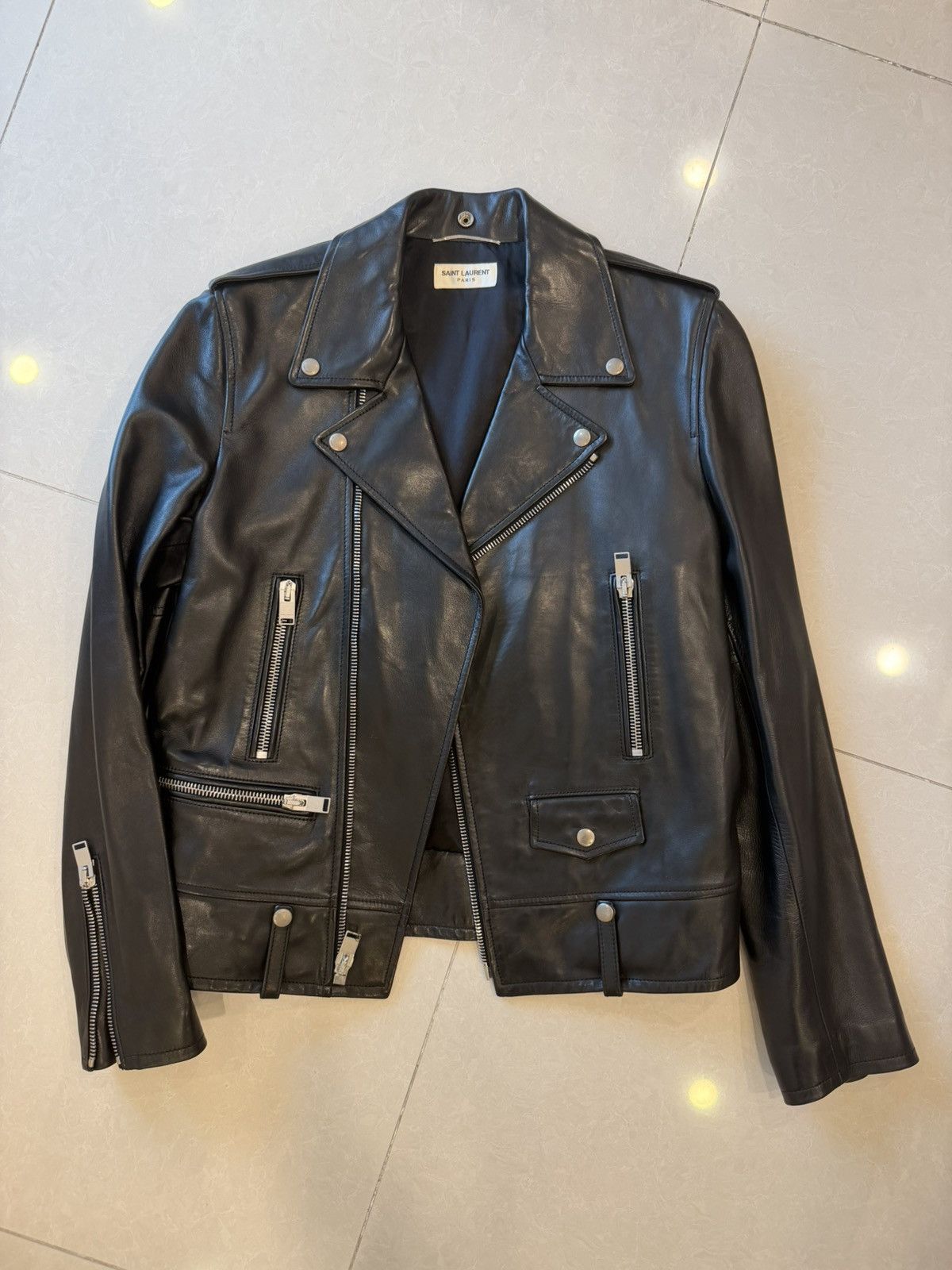 Saint Laurent Paris SAINT LAURENT BIKER JACKET Size US M / EU 48-50 / 2 - 1 Thumbnail