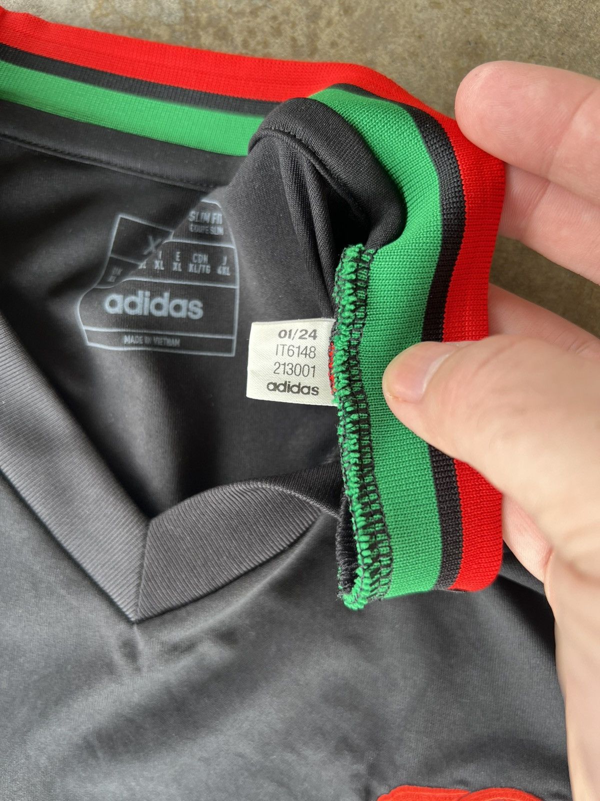 Adidas Adidas Arsenal Gunners Black FC Soccer Futbol Jersey Kit Size US XL / EU 56 / 4 - 4 Thumbnail