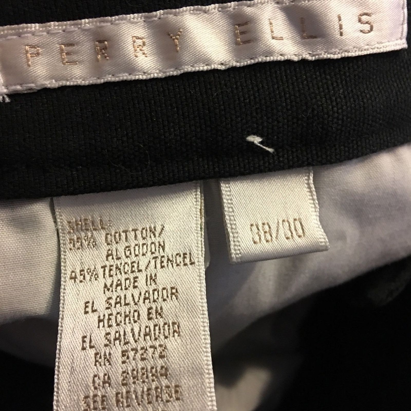 Perry Ellis Perry Ellis men’s black principle slacks NWT 38/30 Size US 38 / EU 54 - 7 Thumbnail