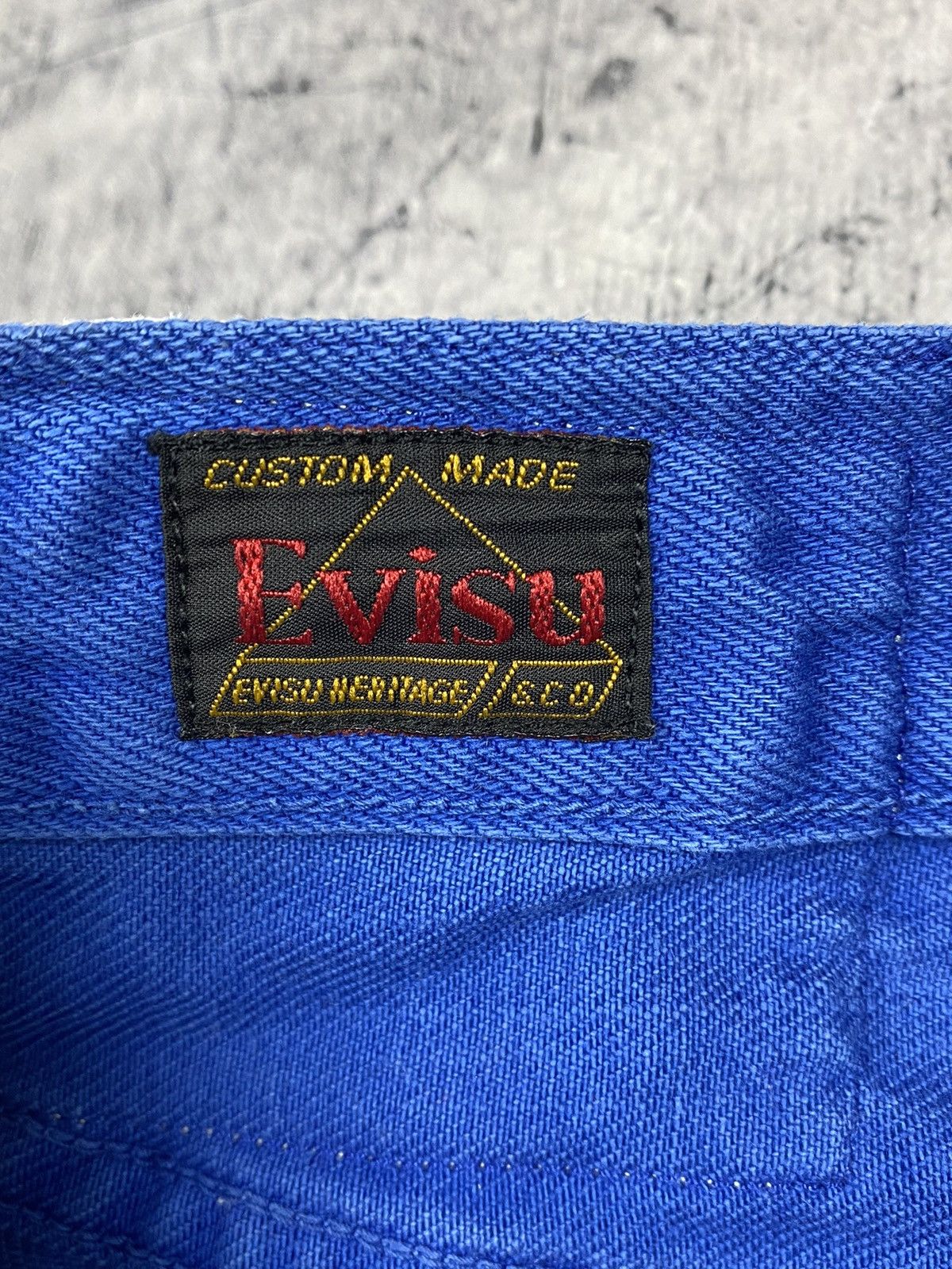 Evisu × Japanese Brand × Vintage Vintage Evisu Japanese Brand Y2K Denim Shorts Size US 32 / EU 48 - 16 Thumbnail