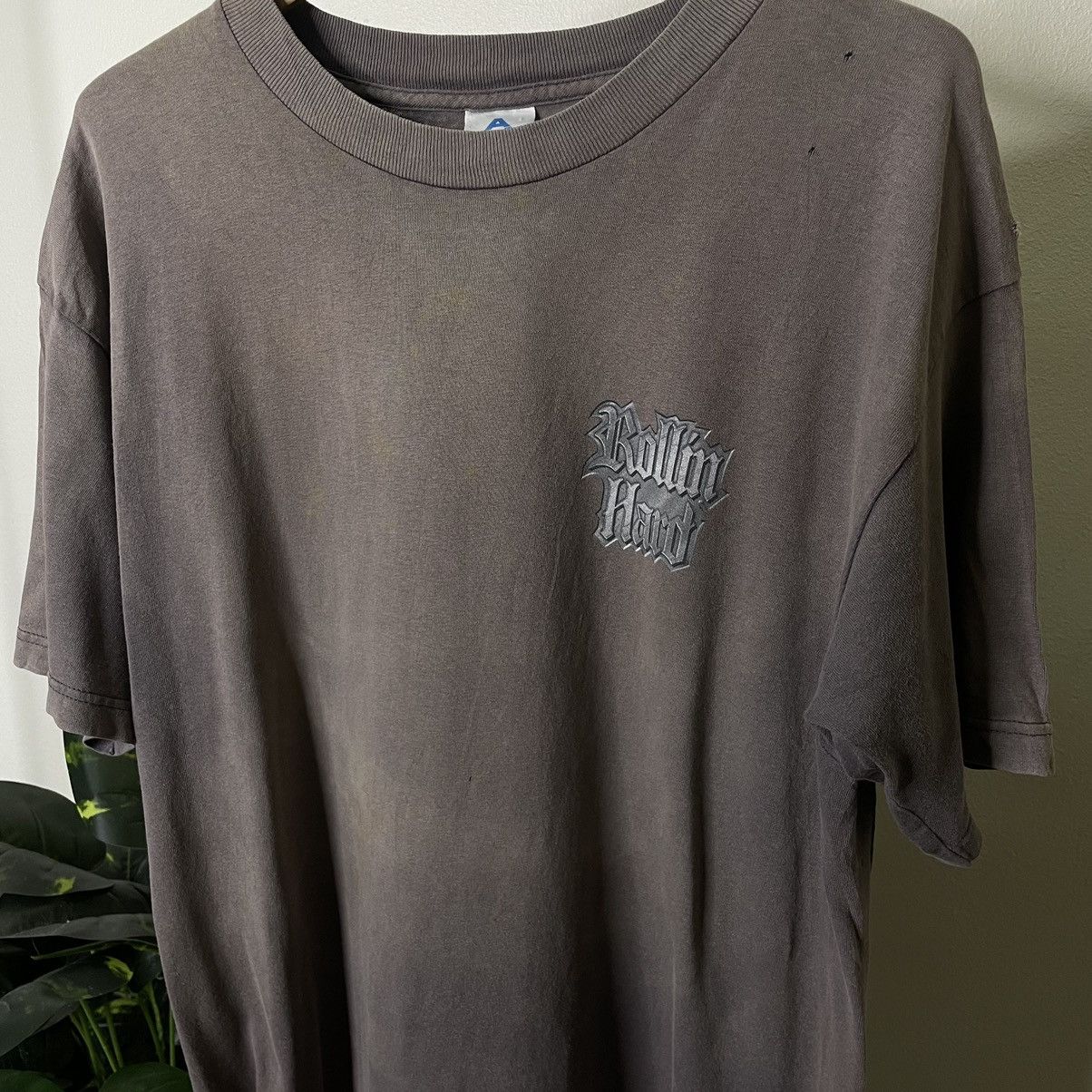 Vintage Vintage 1997 Rollin Hard Curb Swerving Backhit Sunfaded Tee Size US L / EU 52-54 / 3 - 7 Thumbnail
