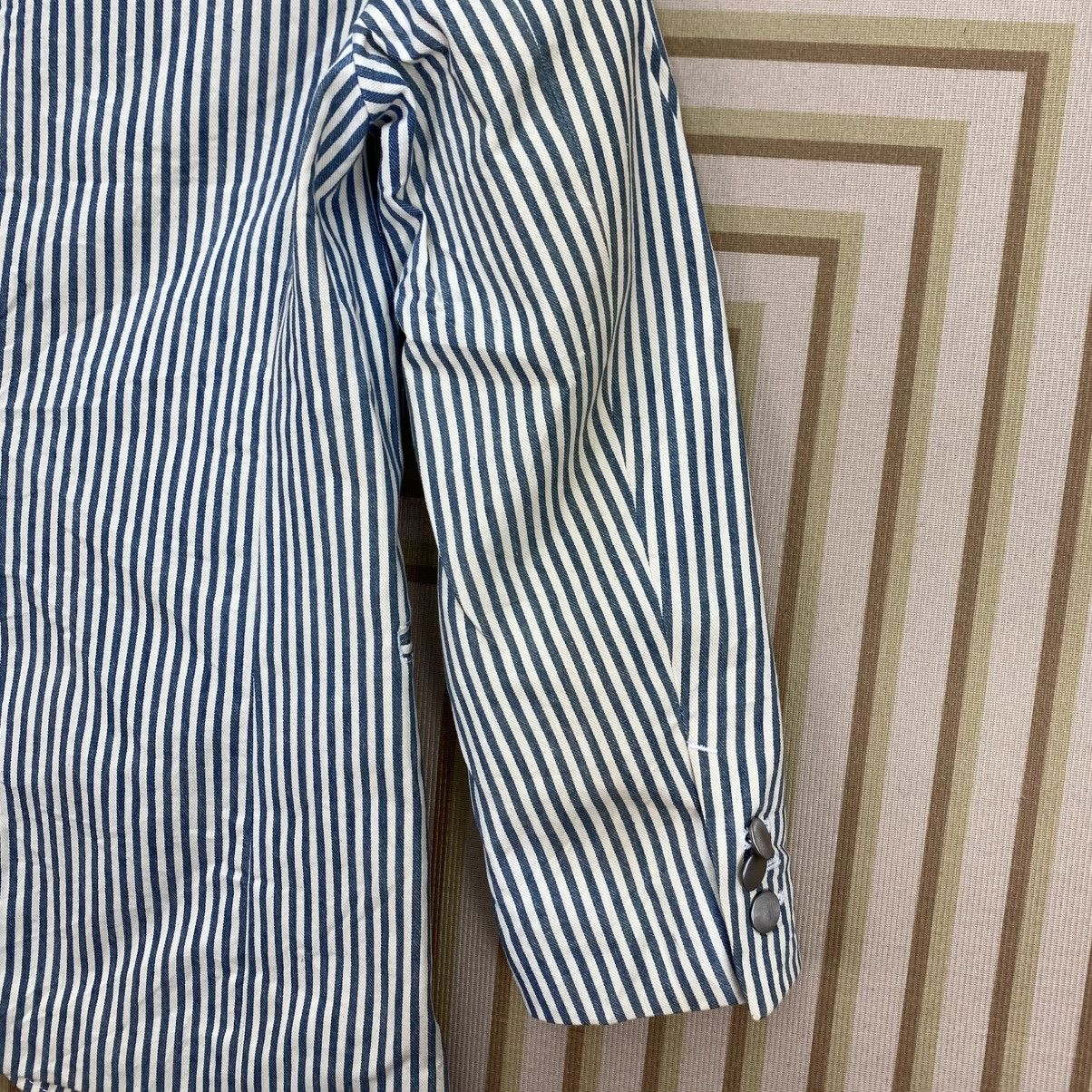 45rpm 🫶Japanese Brand Beauty & Youth Stripe Hikory Style Jacket Size US S / EU 44-46 / 1 - 8 Thumbnail