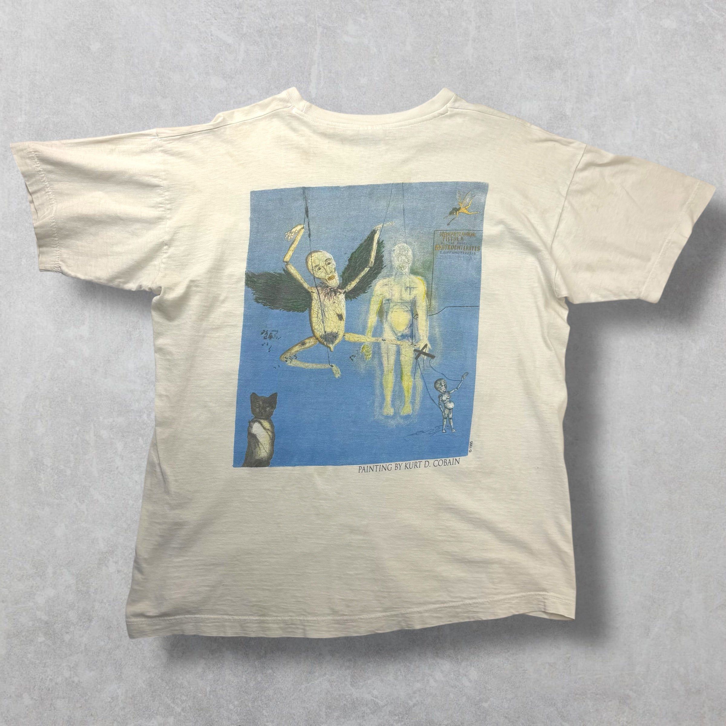 Vintage Vintage 1994 Nirvana Kurt Cobain Memorial Portait Tee L Size US L / EU 52-54 / 3 - 2 Thumbnail
