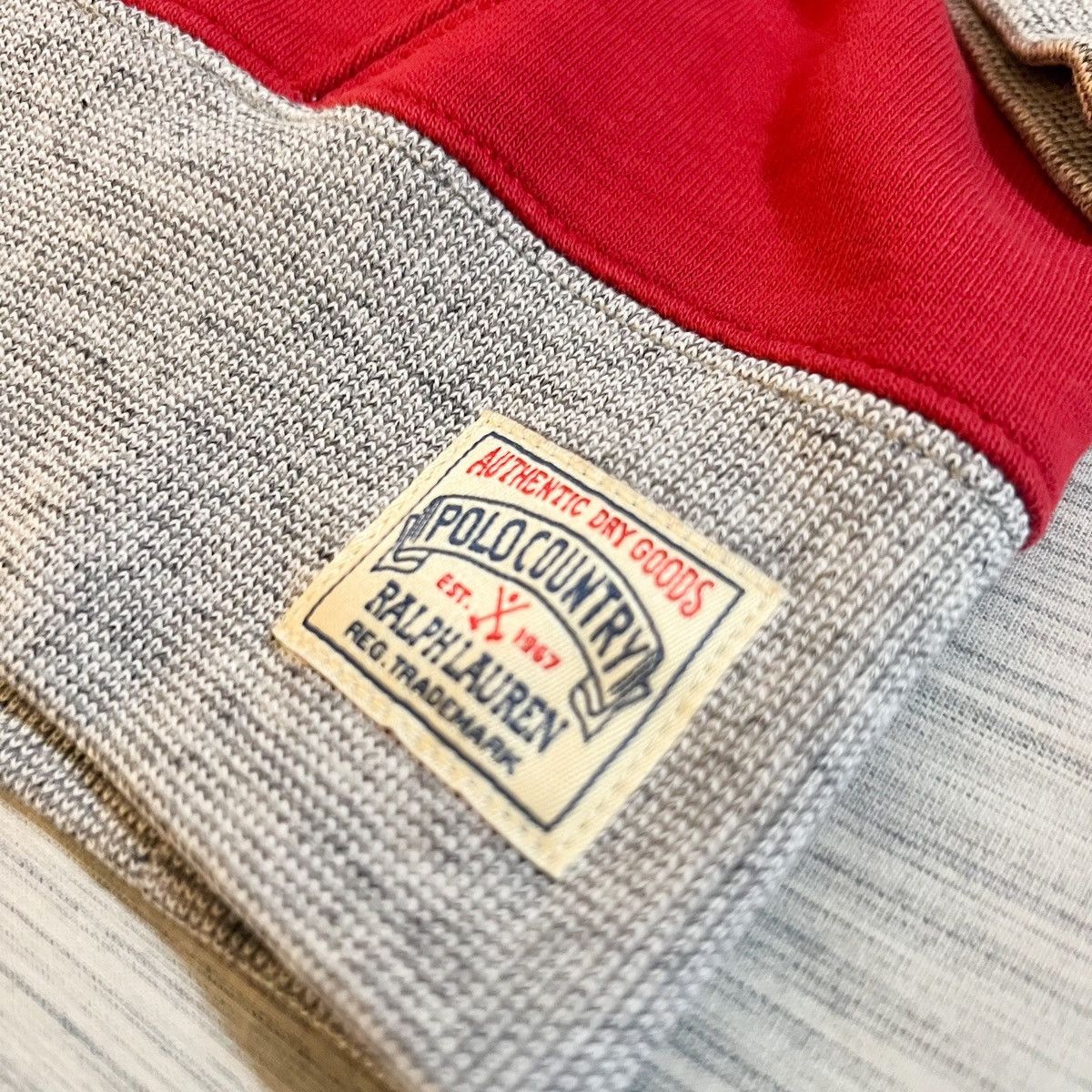 Polo Ralph Lauren Polo Ralph Lauren Patchwork pouch-pockets hoodie Americana Size US M / EU 48-50 / 2 - 11 Thumbnail