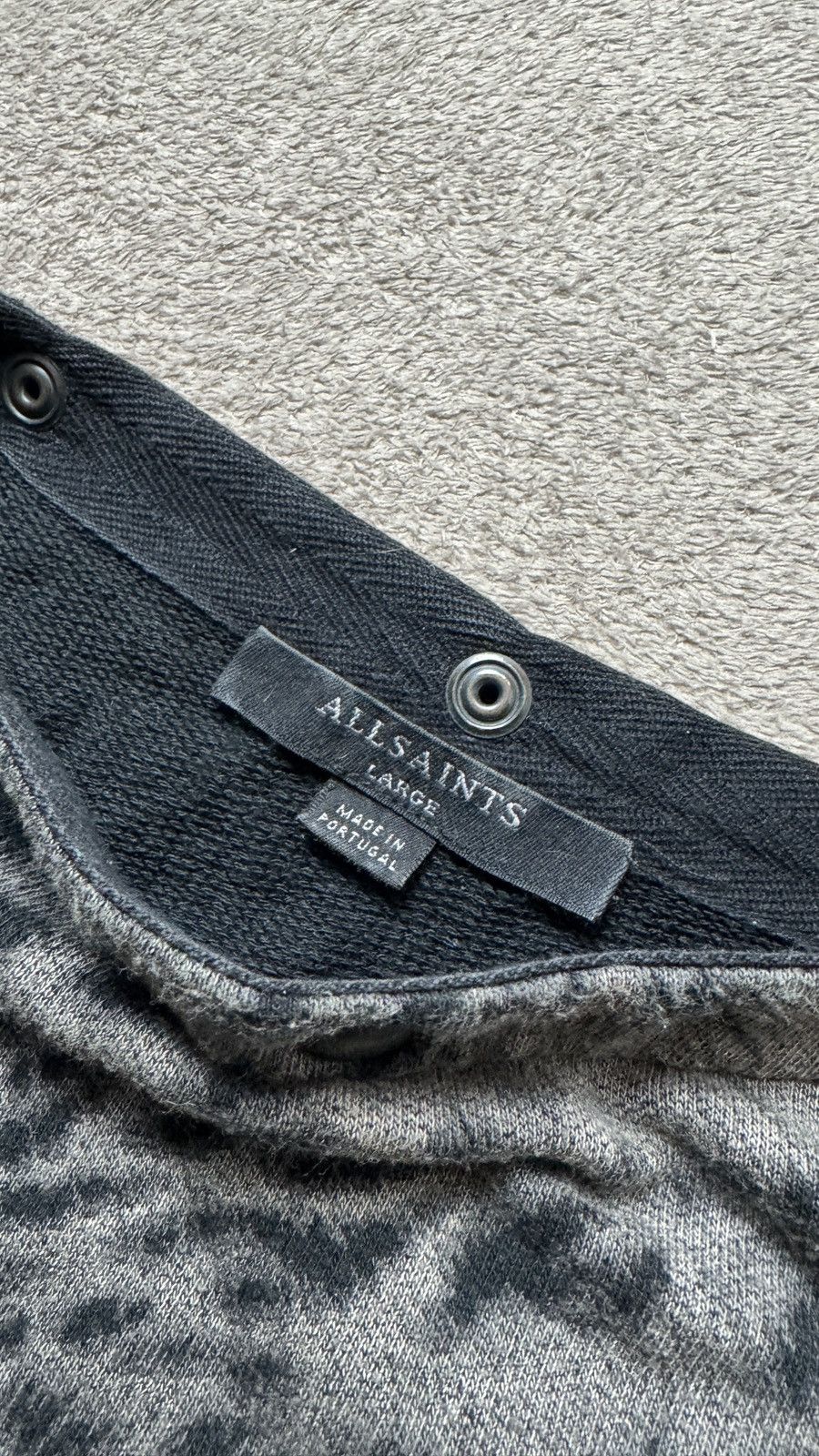If Six Was Nine Allsaints vintage Y2K Leopard Sweatshirt cdg y-3 lgb stussy Size L / US 10 / IT 46 - 6 Thumbnail