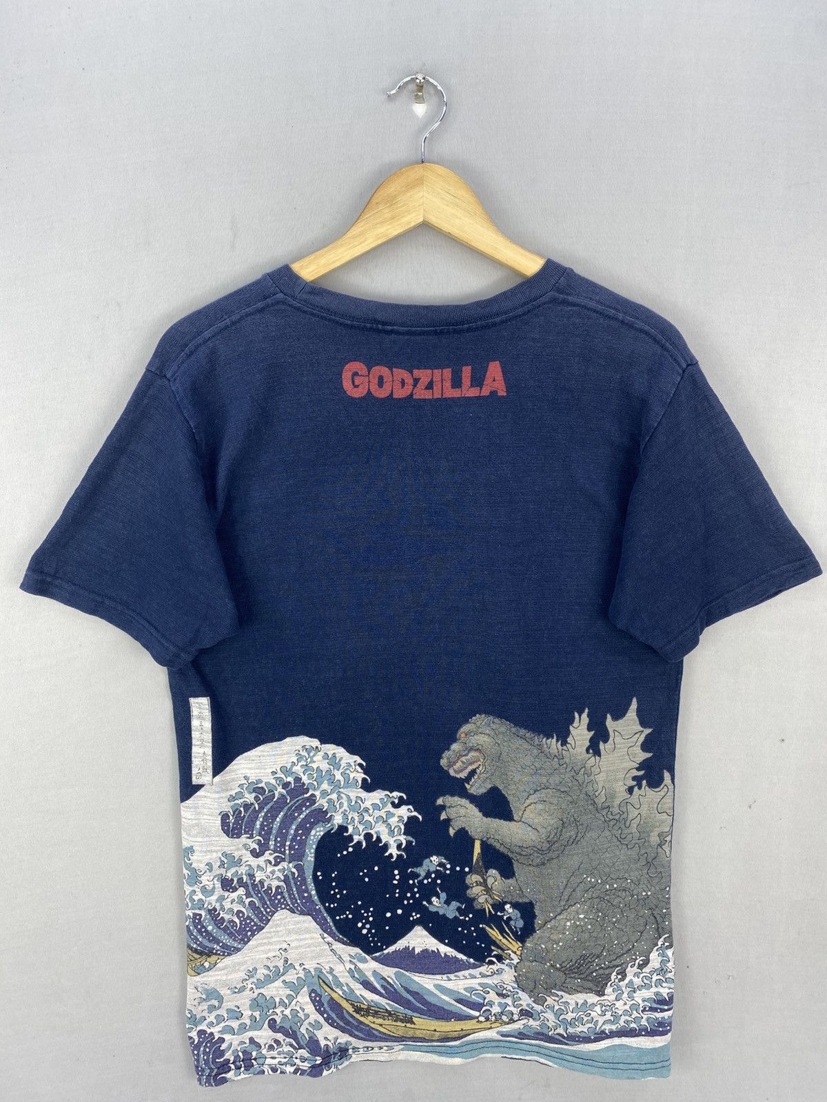 Japanese Brand Godzilla Loopwheel Backhit Graphic T-Shirt Size US S / EU 44-46 / 1 - 1 Thumbnail