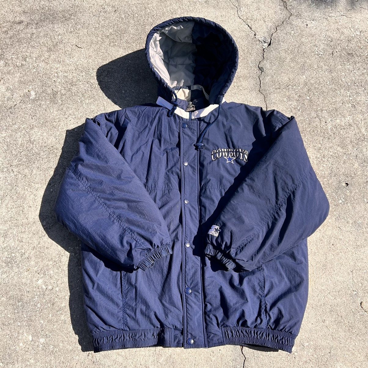 NFL × Starter × Vintage Vintage Starter Dallas Cowboys NFL Jacket Size US L / EU 52-54 / 3 - 2 Thumbnail