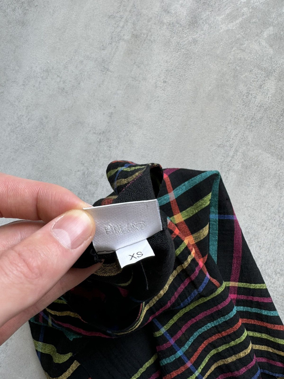 Designer × Japanese Brand AINO LINEN DRESS Plaid lino midi dress Womens relaxed XS Size XS / US 0-2 / IT 36-38 - 7 Thumbnail