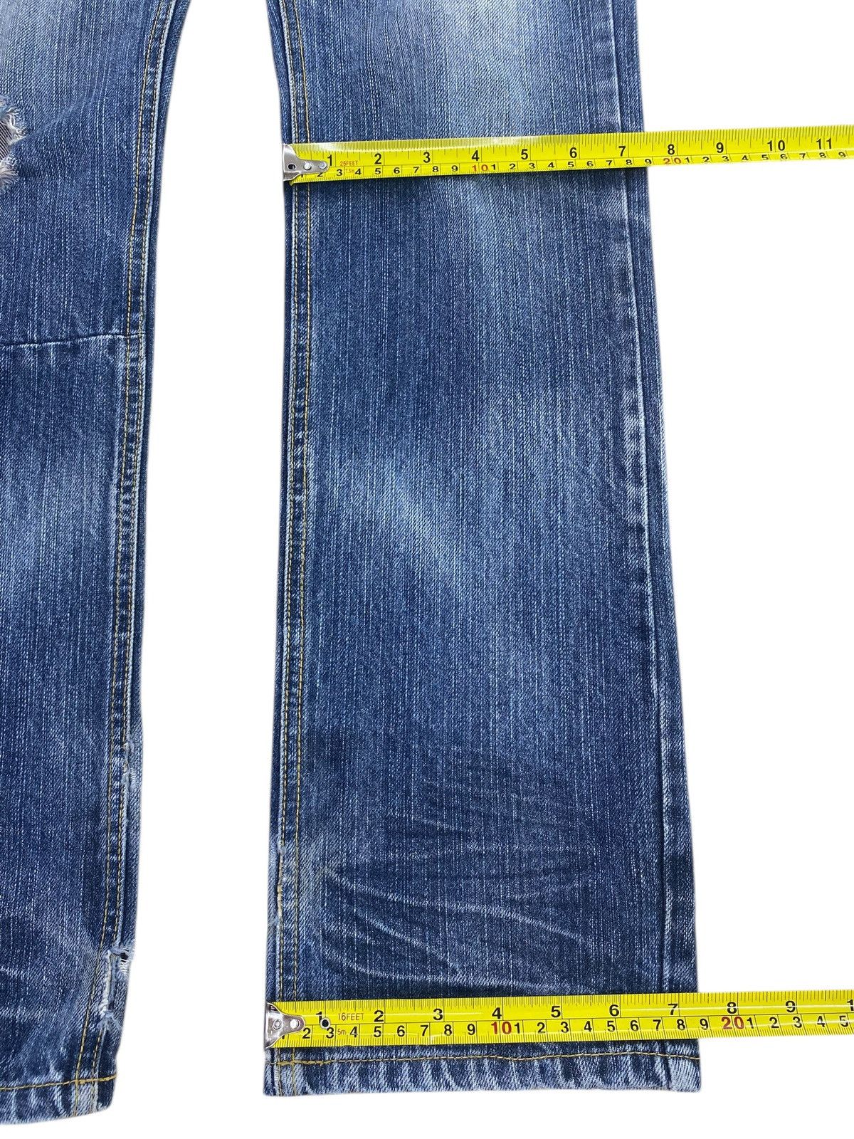 Japanese Brand Japanese Brand Whiskers Faded Wash Style Straight Cut Jeans Size US 32 / EU 48 - 8 Thumbnail