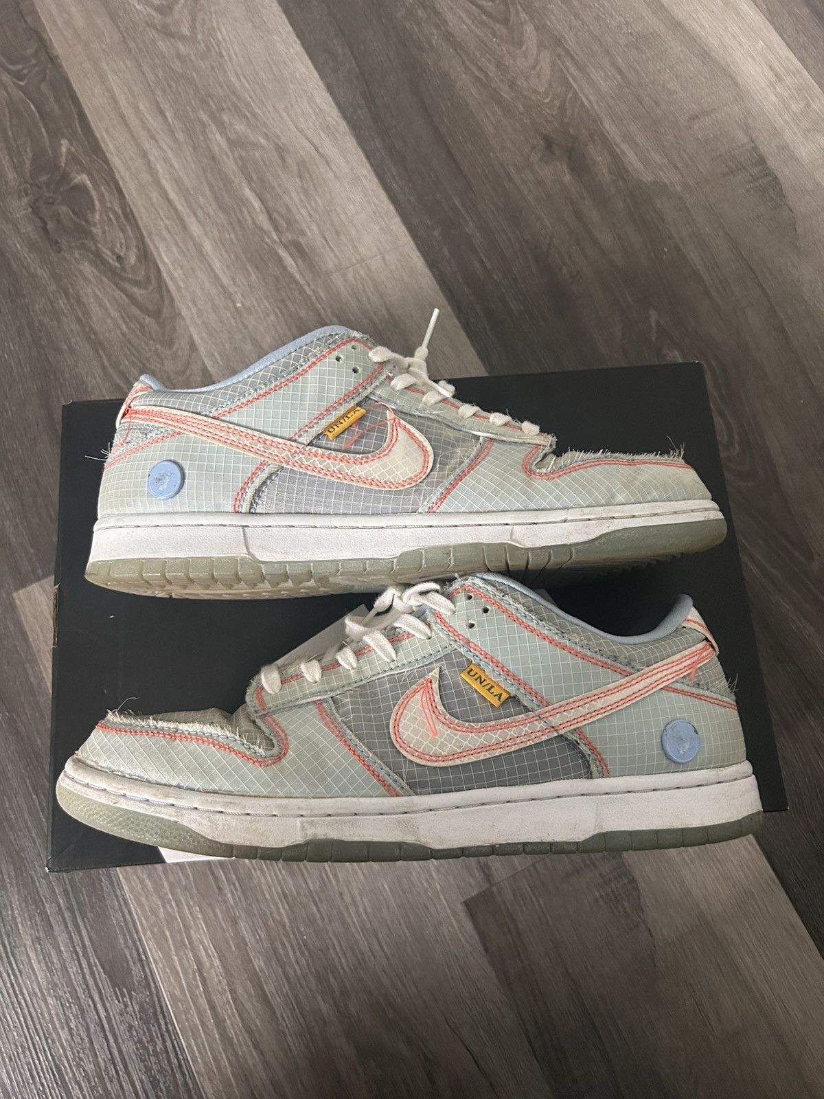 Nike Nike Dunk Low Union Passport Pack Argon Size US 10 / EU 43 - 2 Thumbnail
