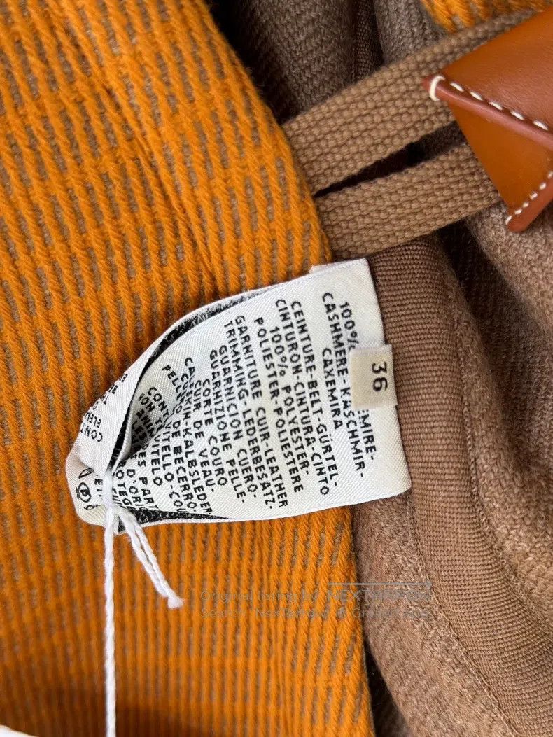 Hermes Hermes Pumpkin Color Hooded Cashmere Coat Size XS / US 0-2 / IT 36-38 - 2 Thumbnail