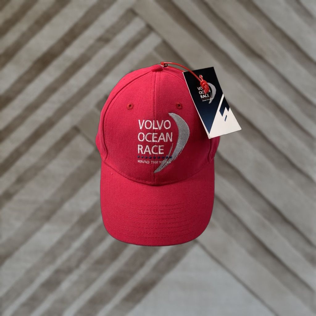 Vintage Volvo Ocean Race Cap Hat Adjustable Red Outdoors Casual Sailing Baseball Cap OS Men Adjustable Red Outdoors Casual Sailing Cap Hats Size ONE SIZE - 1 Thumbnail