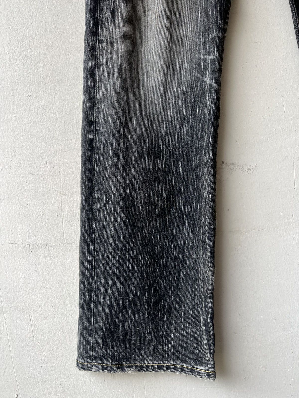 Edwin Vintage Y2K 2000s Edwin Fade Black Denim Loose Jeans Size US 31 - 12 Thumbnail