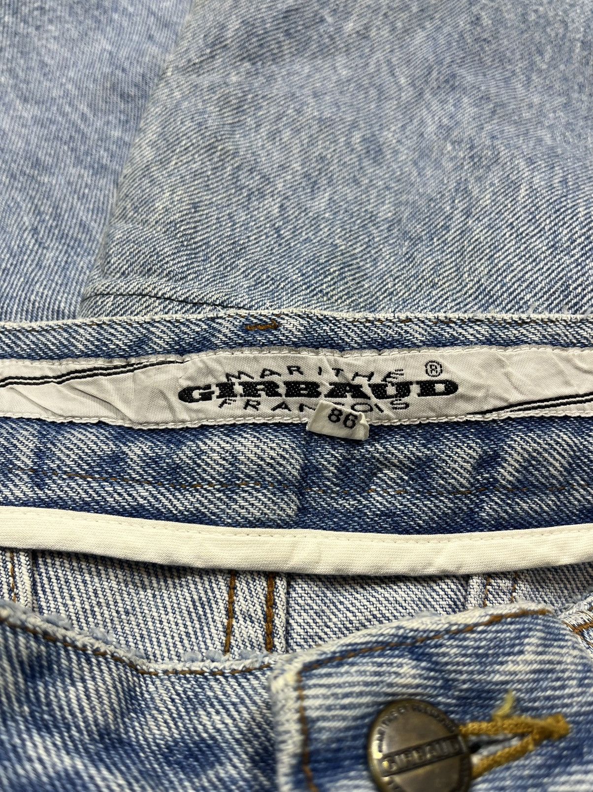 Marithe + Francois Girbaud Marithé François Girbaud Vintage Stone Washed Jeans Size US 33 - 13 Thumbnail
