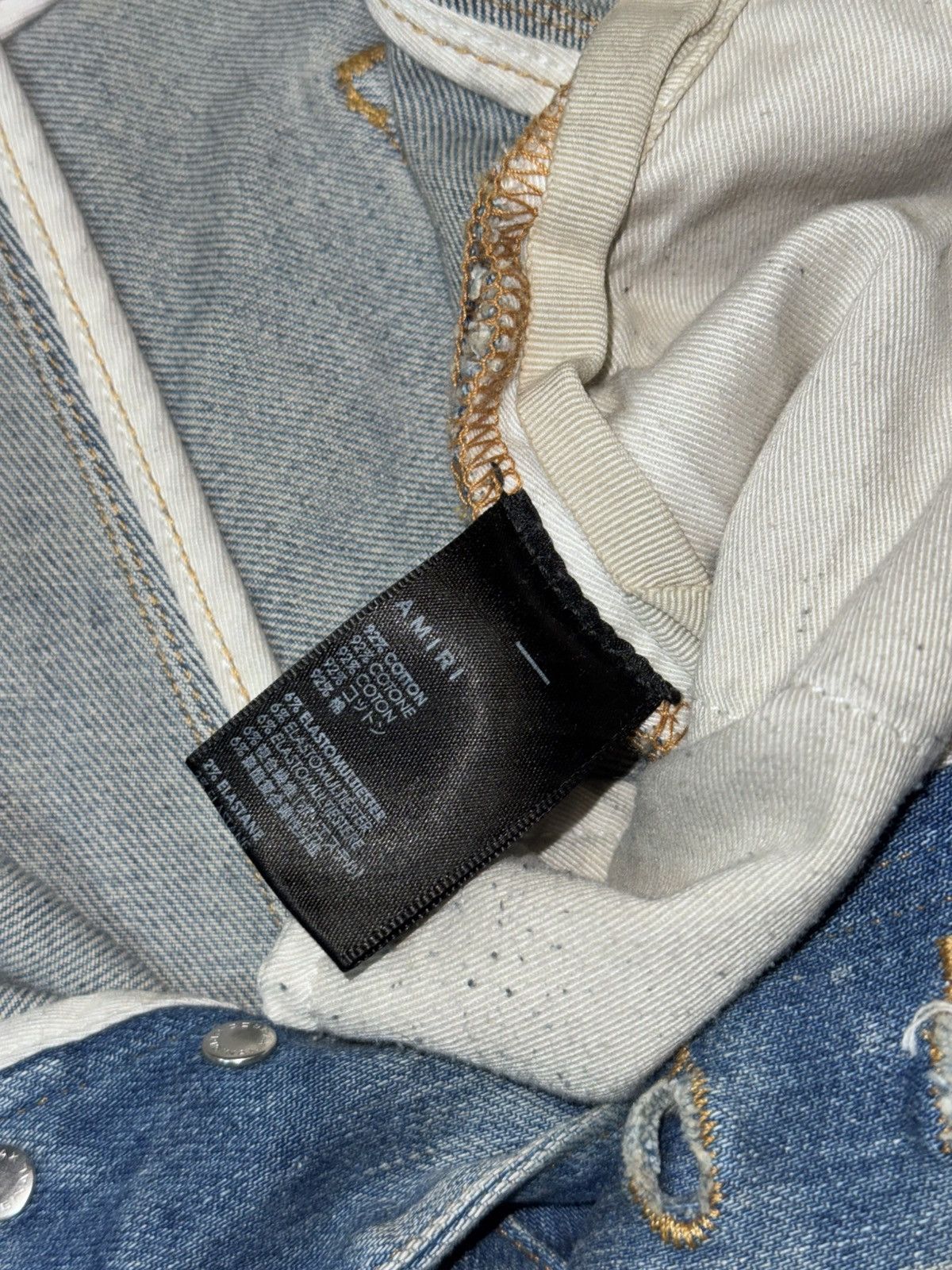 Amiri AMIRI MX1 BANDANA PATCH JEANS Size US 33 - 23 Thumbnail