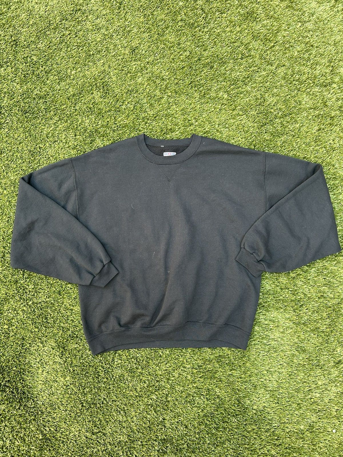 Jerzees × Vintage Vintage Jerzees Blank Crewneck Size US L / EU 52-54 / 3 - 1 Thumbnail