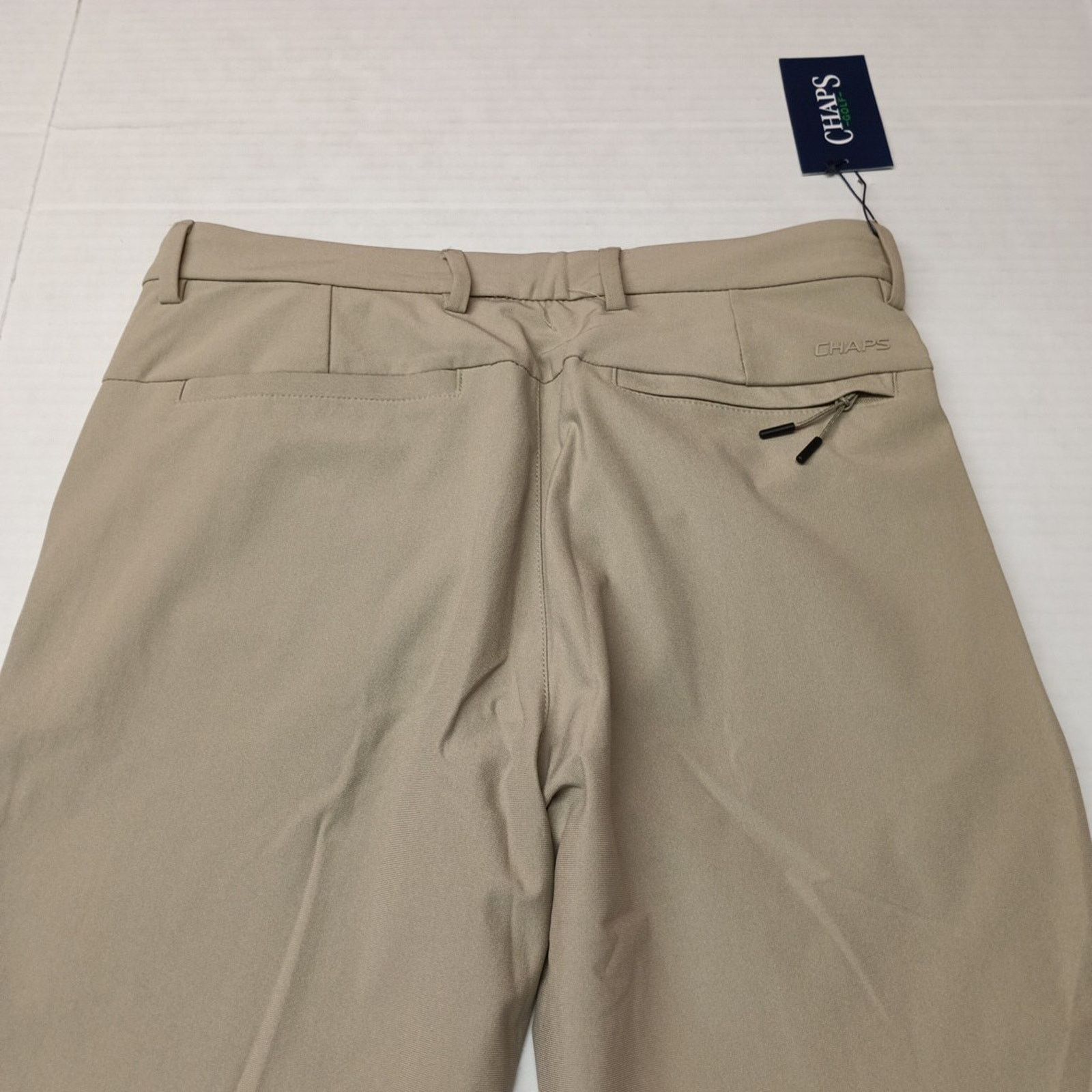 Chaps Chaps Golf Slim Fit Pants Mens 29x30 Khaki Stretch Waistband Size US 29 - 7 Thumbnail