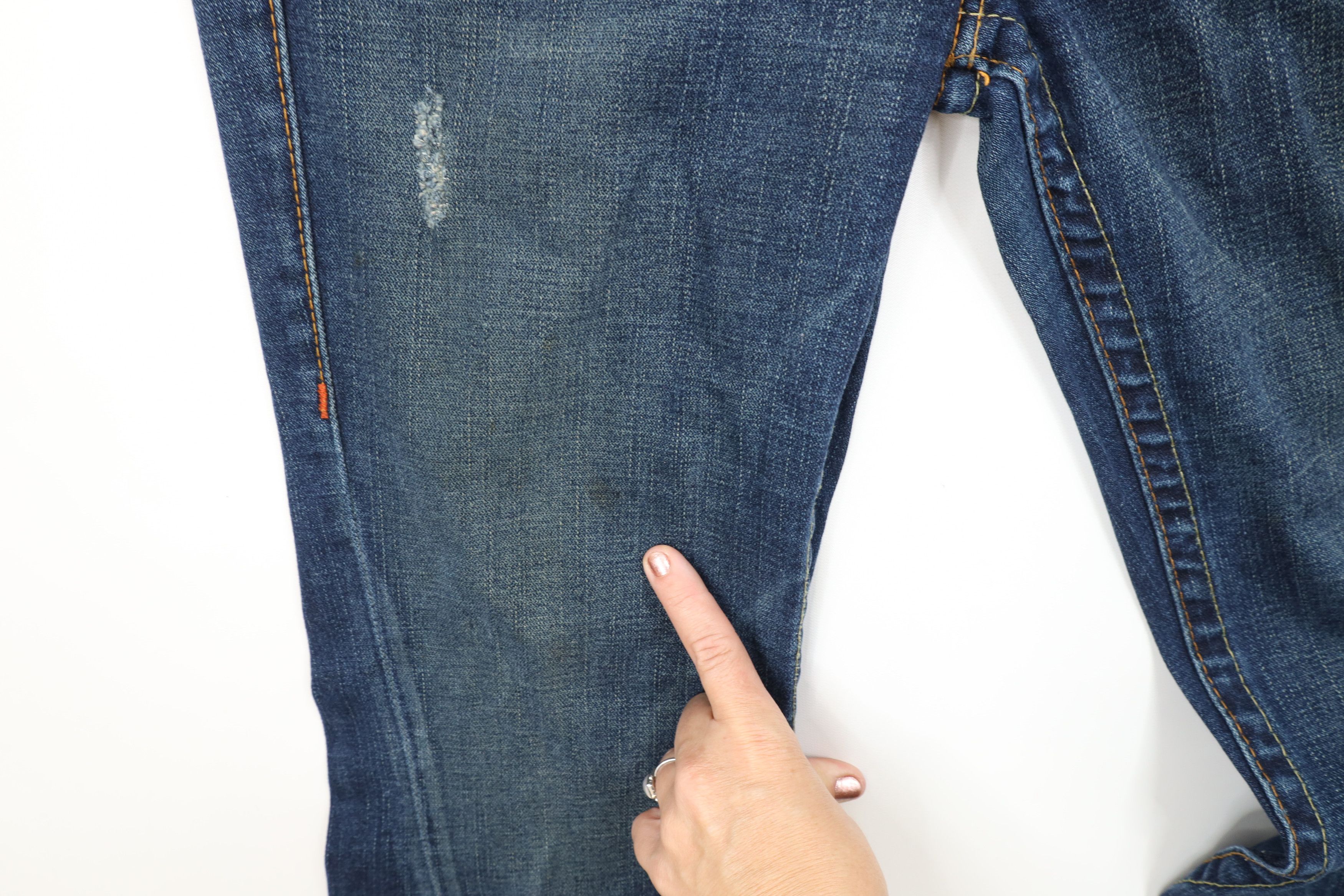 True Religion Vintage True Religion Babydoll Wide Leg Denim Jeans USA Size 31" - 6 Thumbnail