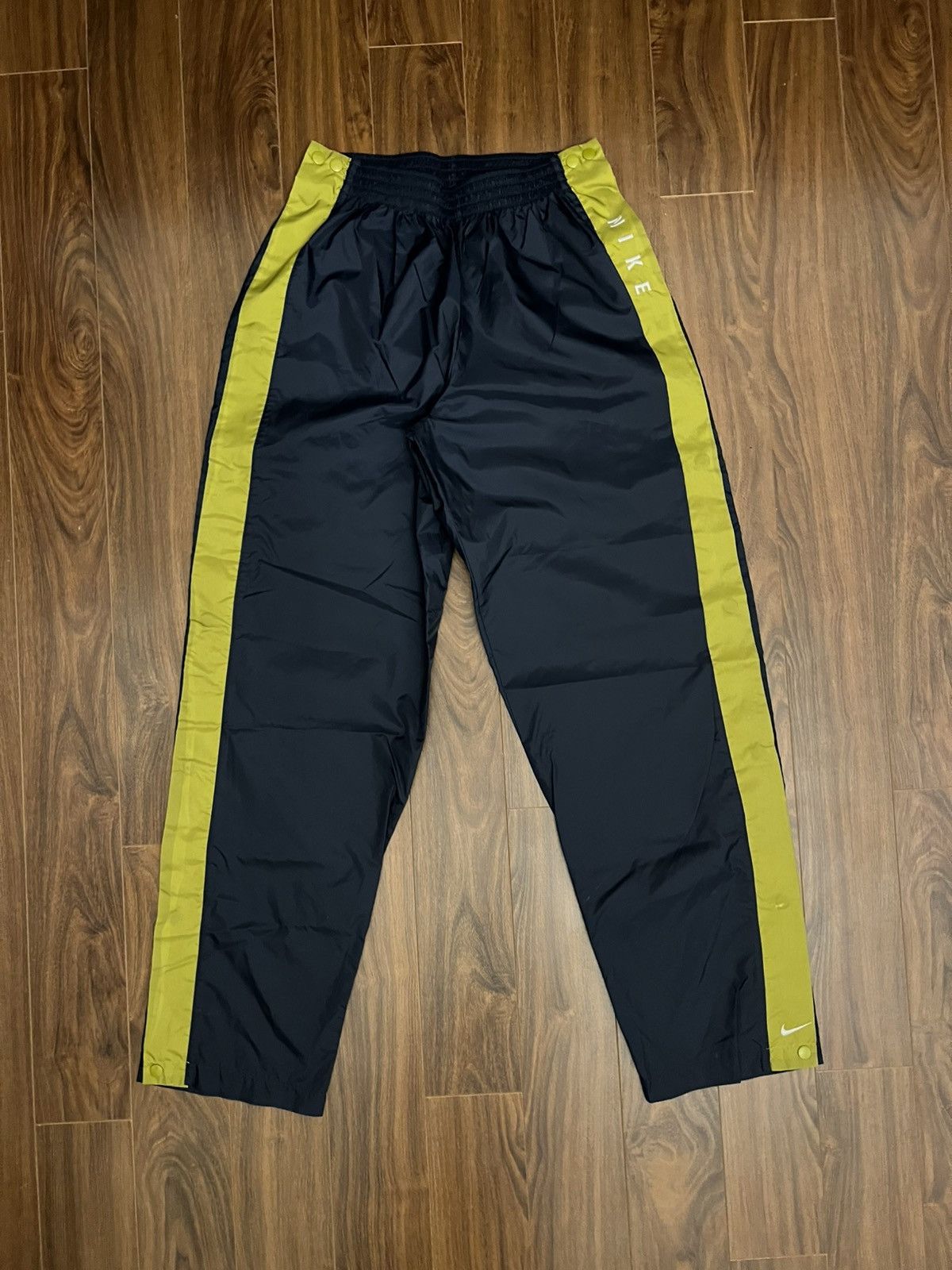 Nike Vintage White Label 90s Nike Snap-Off Trackpants Size US 34 / EU 50 - 1 Thumbnail