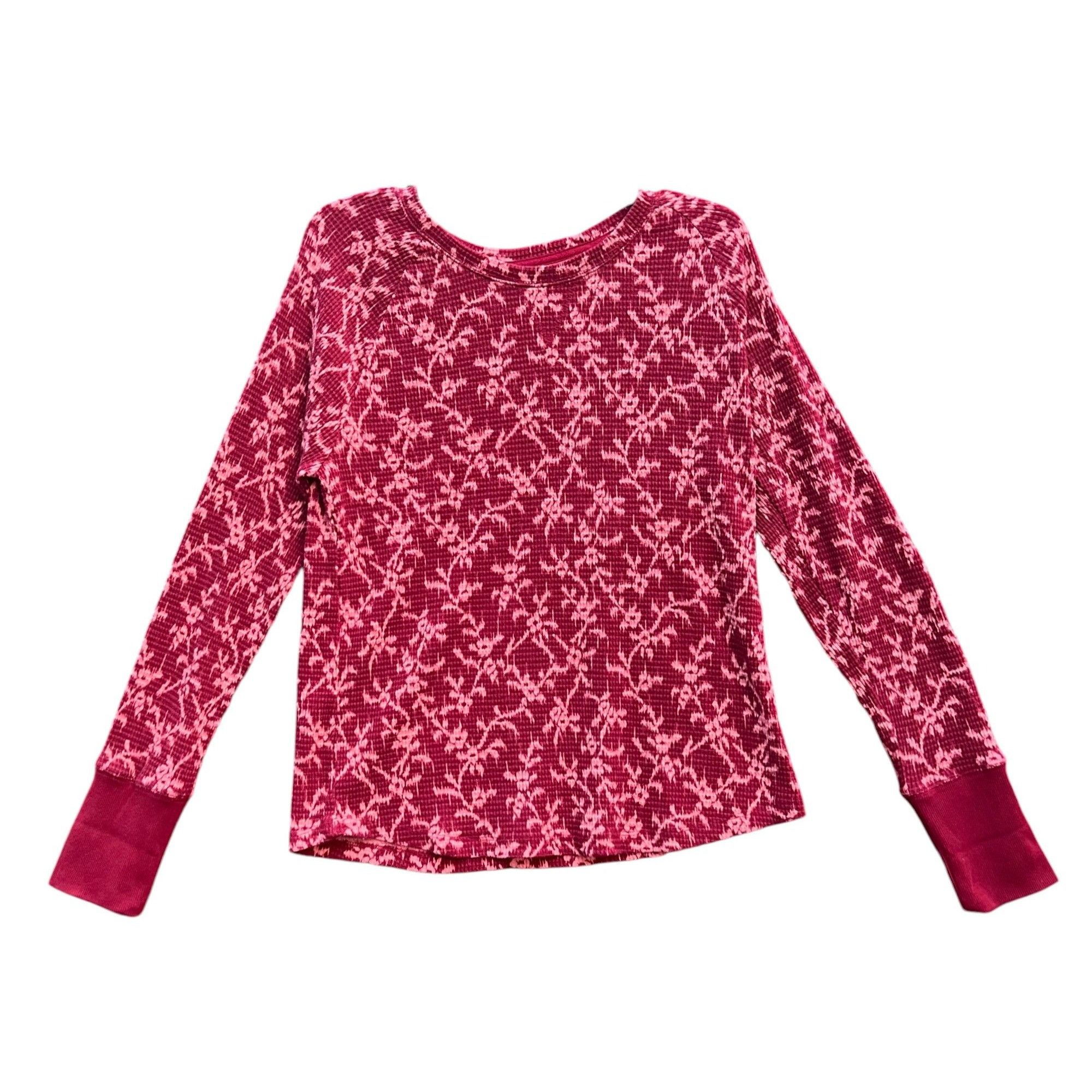 Other Knox Rose - Women's Long Sleeve Thermal Top - Burgundy - Lar Size L / US 10 / IT 46 - 3 Thumbnail