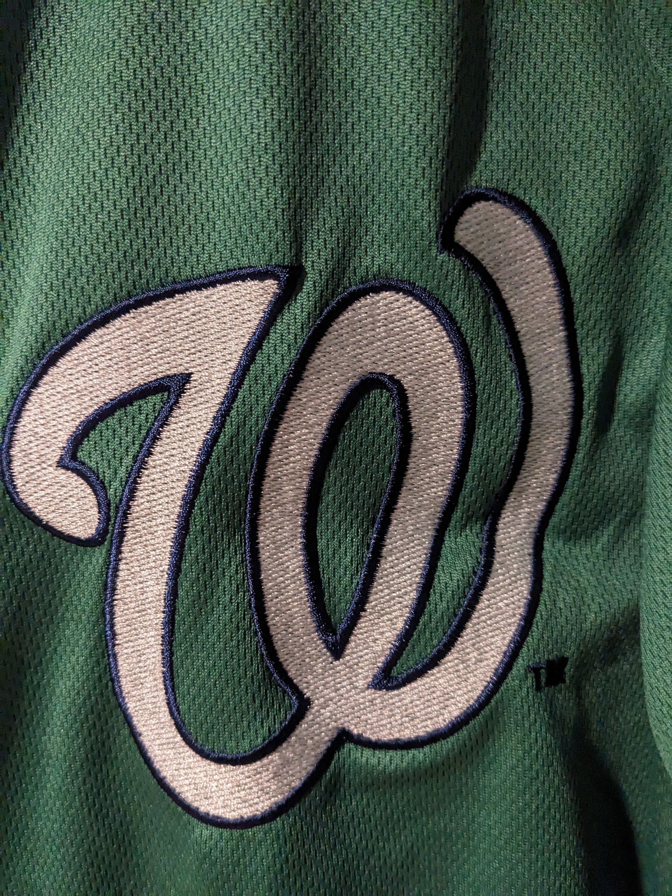 MLB Washington Nationals Harry Potter Slytherin Baseball Jersey Size US M / EU 48-50 / 2 - 4 Thumbnail