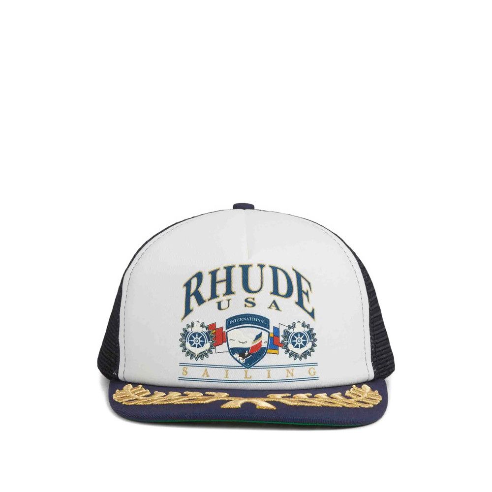 Rhude Rhude WHITE Hats Size ONE SIZE - 1 Thumbnail
