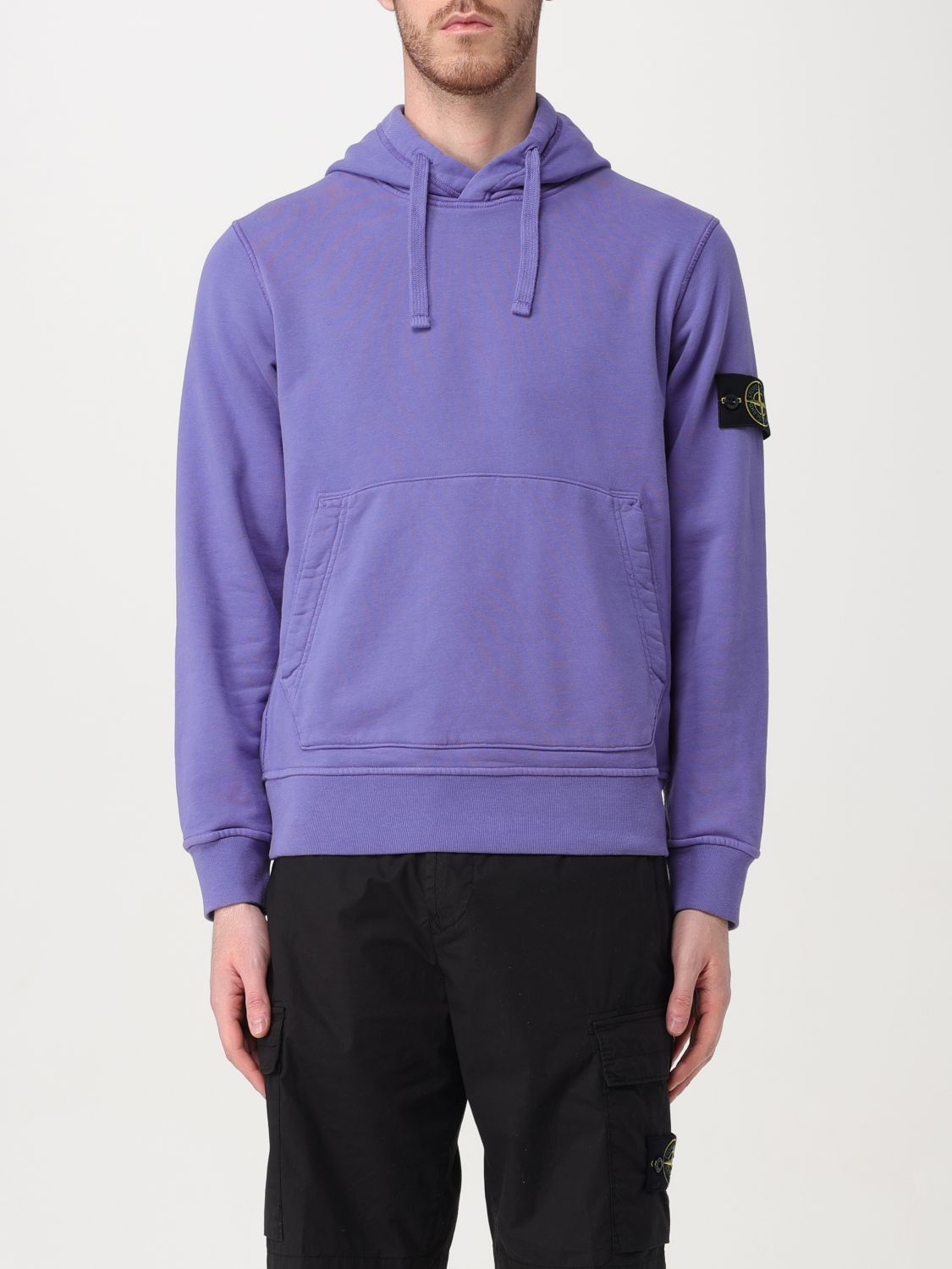 image of Stone Island Sweatshirt Men Violet (Size 2XL)