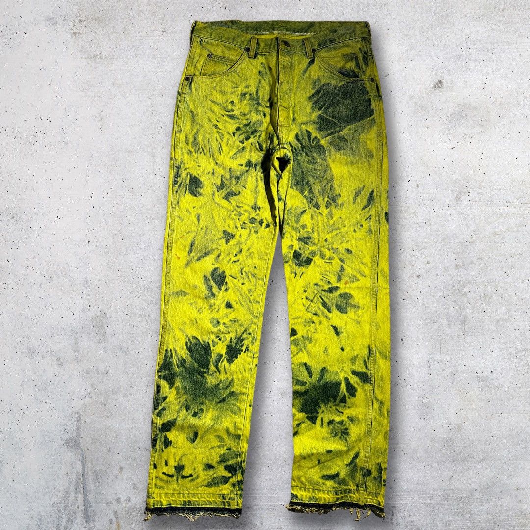 image of Wrangler Rebirth Denim in Green, Men's (Size 32)