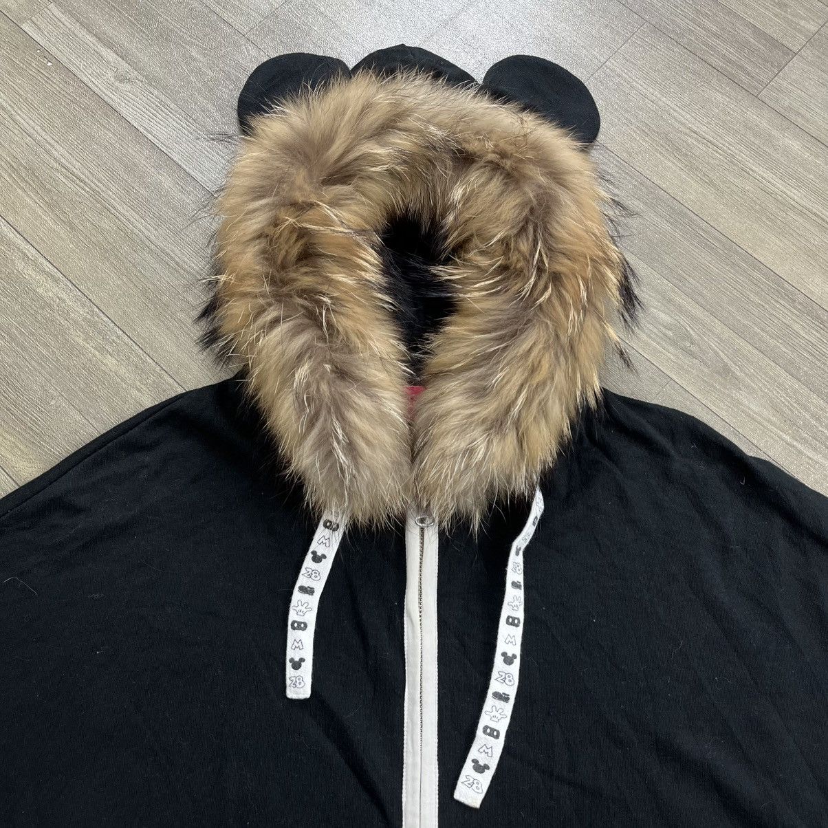 If Six Was Nine 2000s Mickey Mouse Ear Boxy Fur Hoodie Kmrii Lgb Style Y2K Size US M / EU 48-50 / 2 - 3 Thumbnail