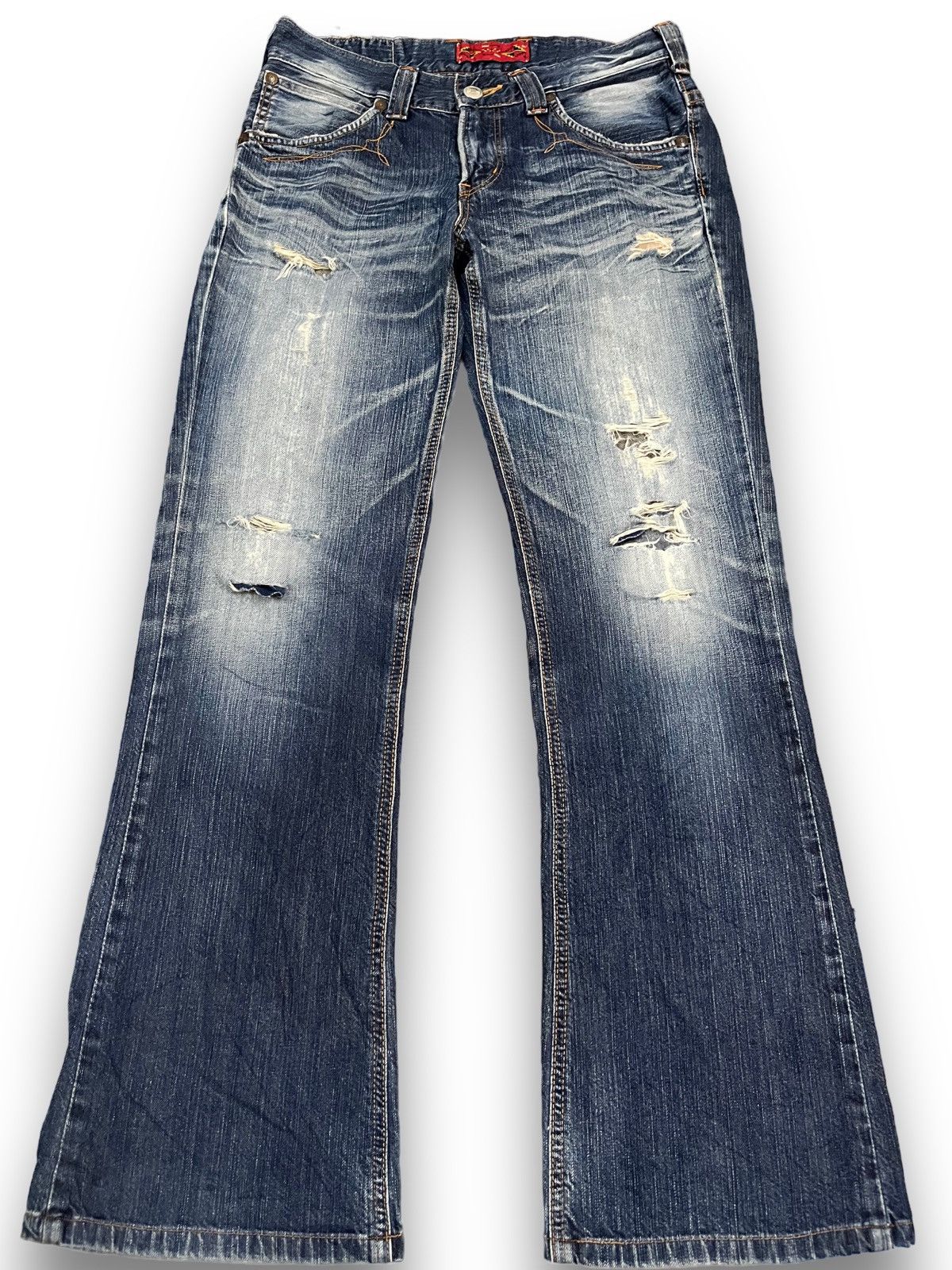 Edwin × Japanese Brand Vintage Edwin EXV Flare Denim Size US 33 - 1 Thumbnail