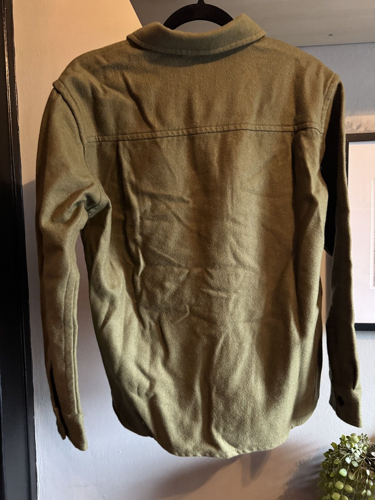 Deus Ex Machina CPO Wool Shirt Olive Drab Size M / US 6-8 / IT 42-44 - 4 Thumbnail