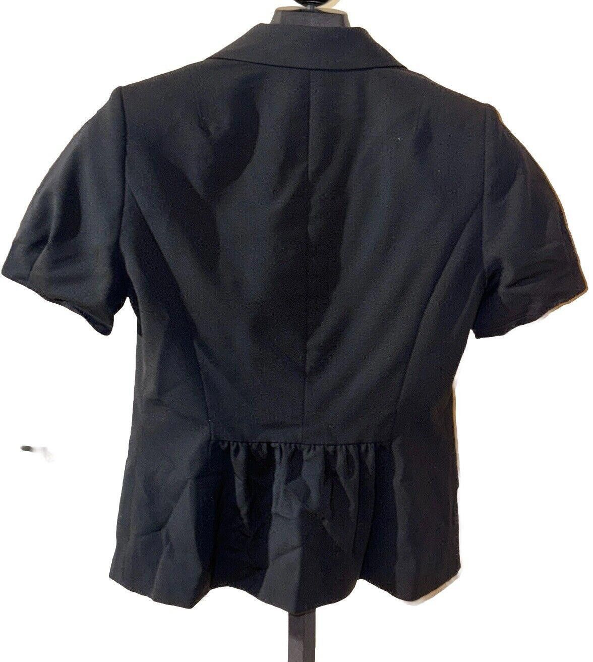 Banana Republic Banana Republic Black Stretch Wool Blend Jacket Sz 6 Size M / US 6-8 / IT 42-44 - 6 Thumbnail
