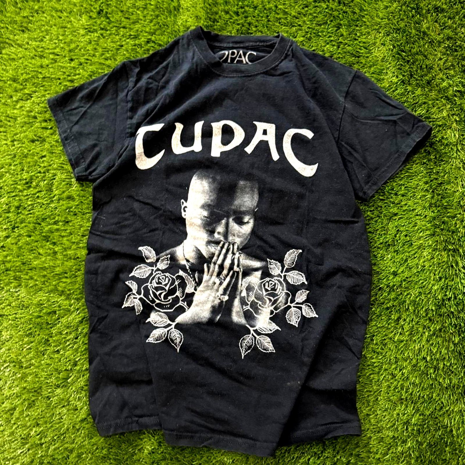 & Other Stories 2Pac T-shirt XL TUPAC SHAKUR Rap Hip Hop Tee 100% Cotton Size US XS / EU 42 / 0 - 1 Thumbnail