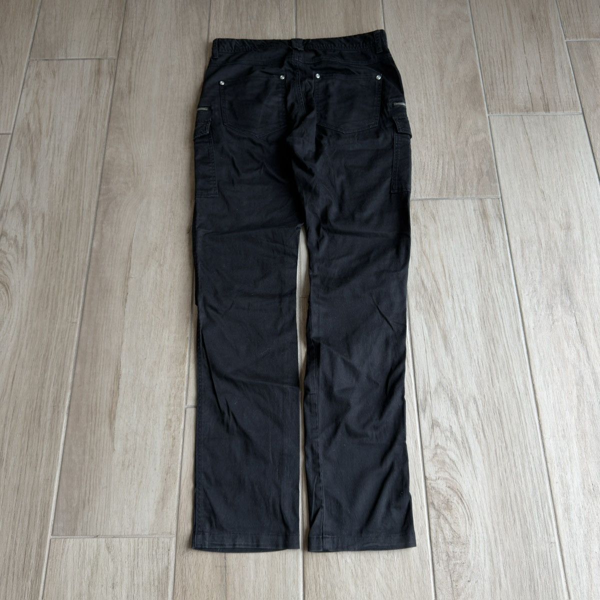 semanticdesign Brushed Cotton Zipper Cargo Stacked Pants Size US 31 - 2 Thumbnail