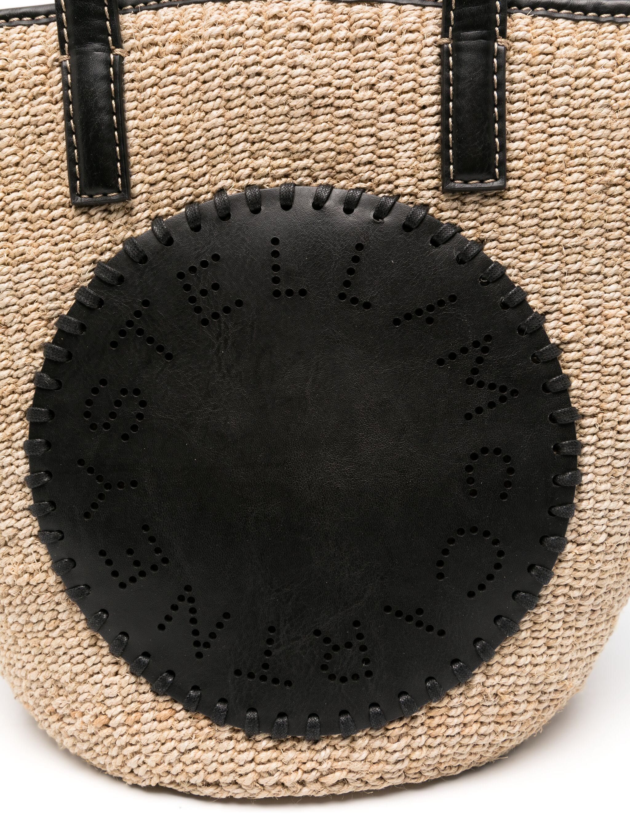 Stella McCartney o1s22i1n1024 Size: OS / Logo Raffia Shoulder Bag Size ONE SIZE - 4 Thumbnail