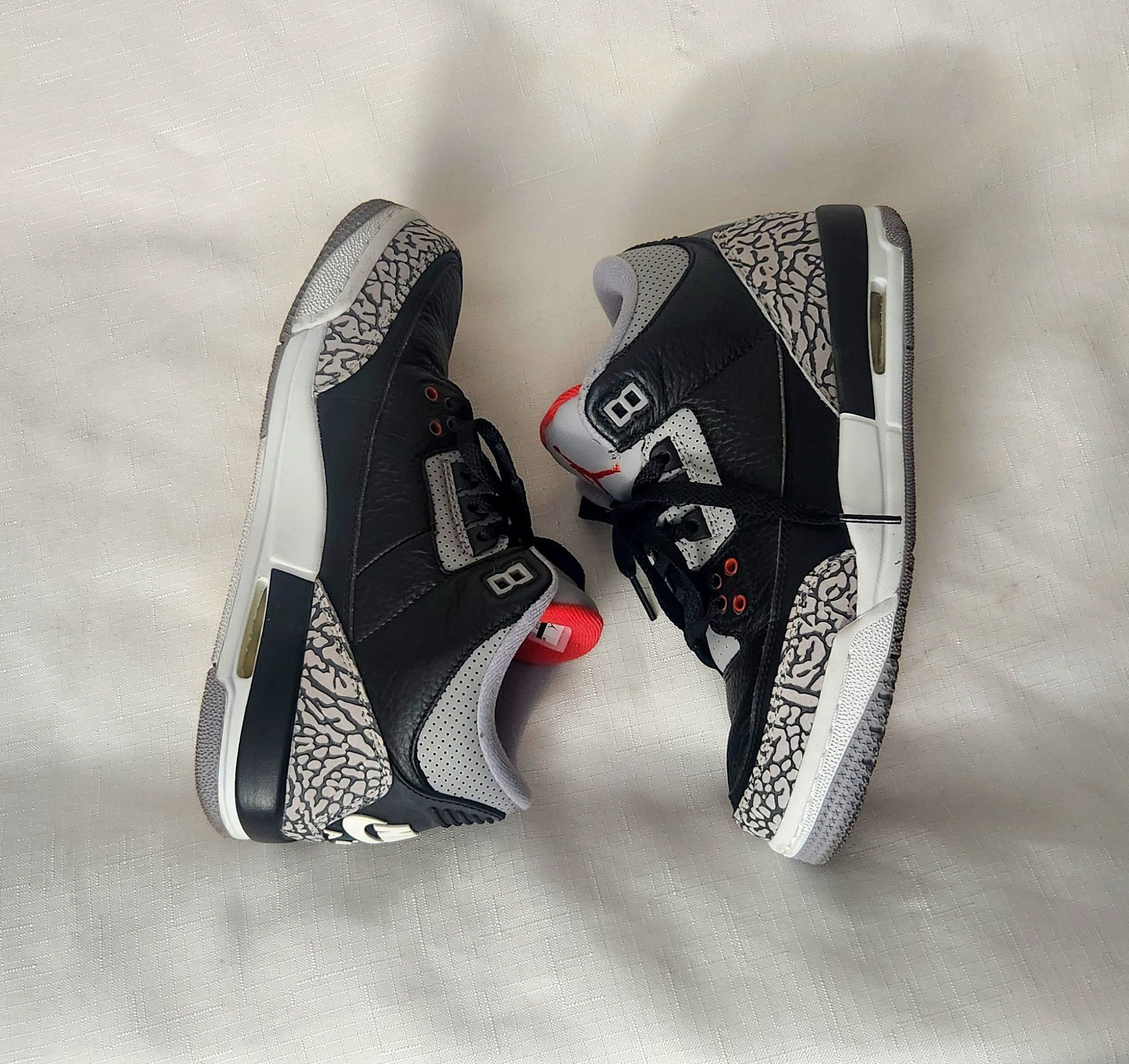 Jordan Brand × Nike Nike Air Jordan Retro 3 OG BC3 854261-001 SZ 6Y Women's 7.5 Size US 7.5 / IT 37.5 - 6 Thumbnail