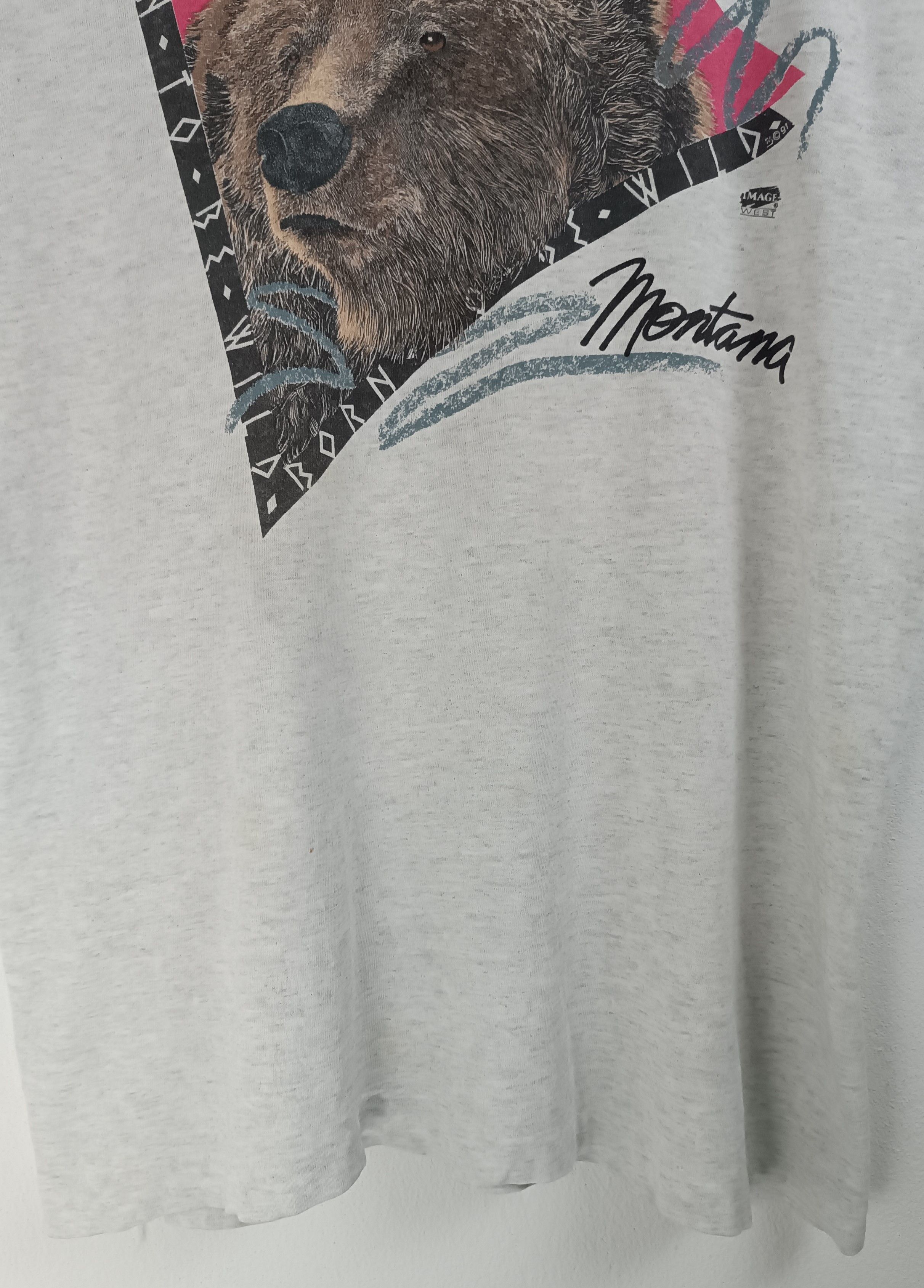 Vintage VINTAGE 90'S MONTANA BEAR BORN TO BE WILD ANIMAL WILD PLANET Size US L / EU 52-54 / 3 - 8 Thumbnail