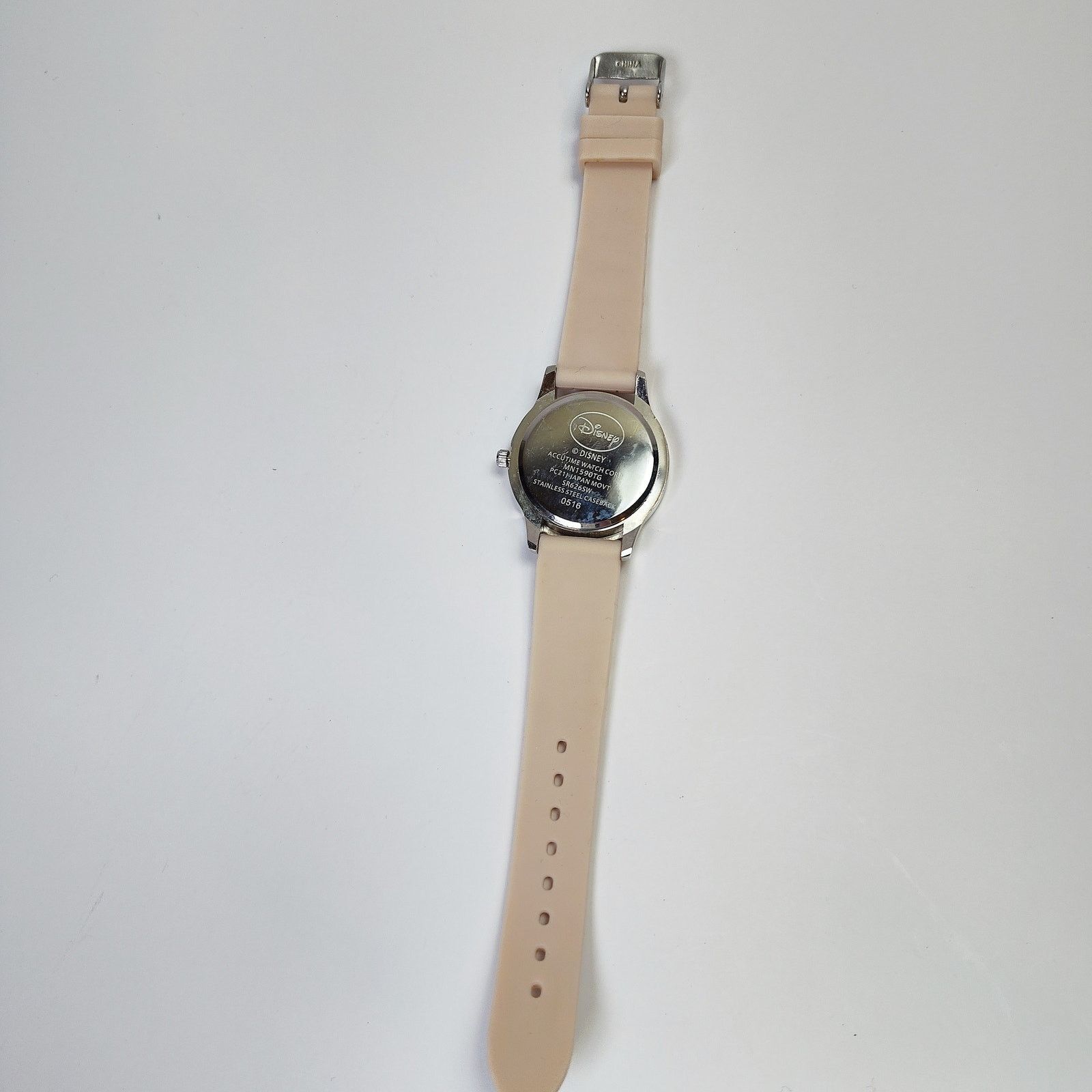 Disney Disney Minnie Mouse Watch Blush Pink Rhinestone Silicone Size ONE SIZE - 5 Thumbnail