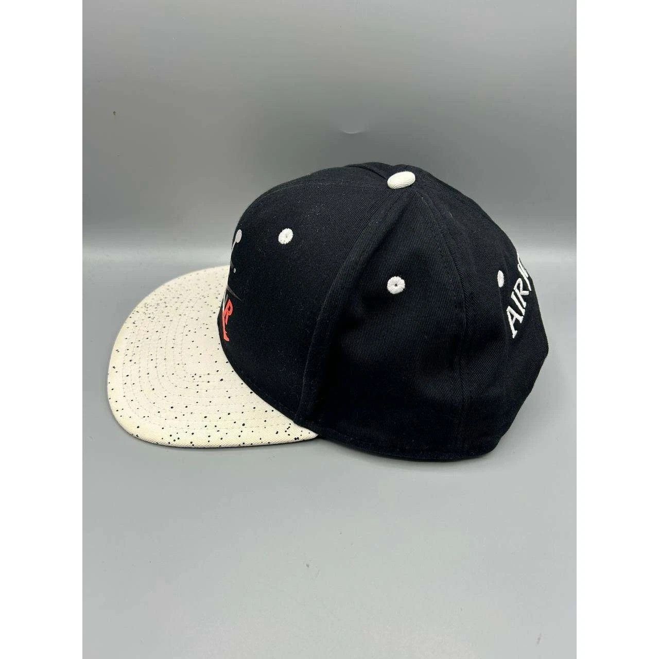 Jordan Brand Air Jordan Pro Hat Men Black White Classic Cement Snap Back Size ONE SIZE - 7 Thumbnail