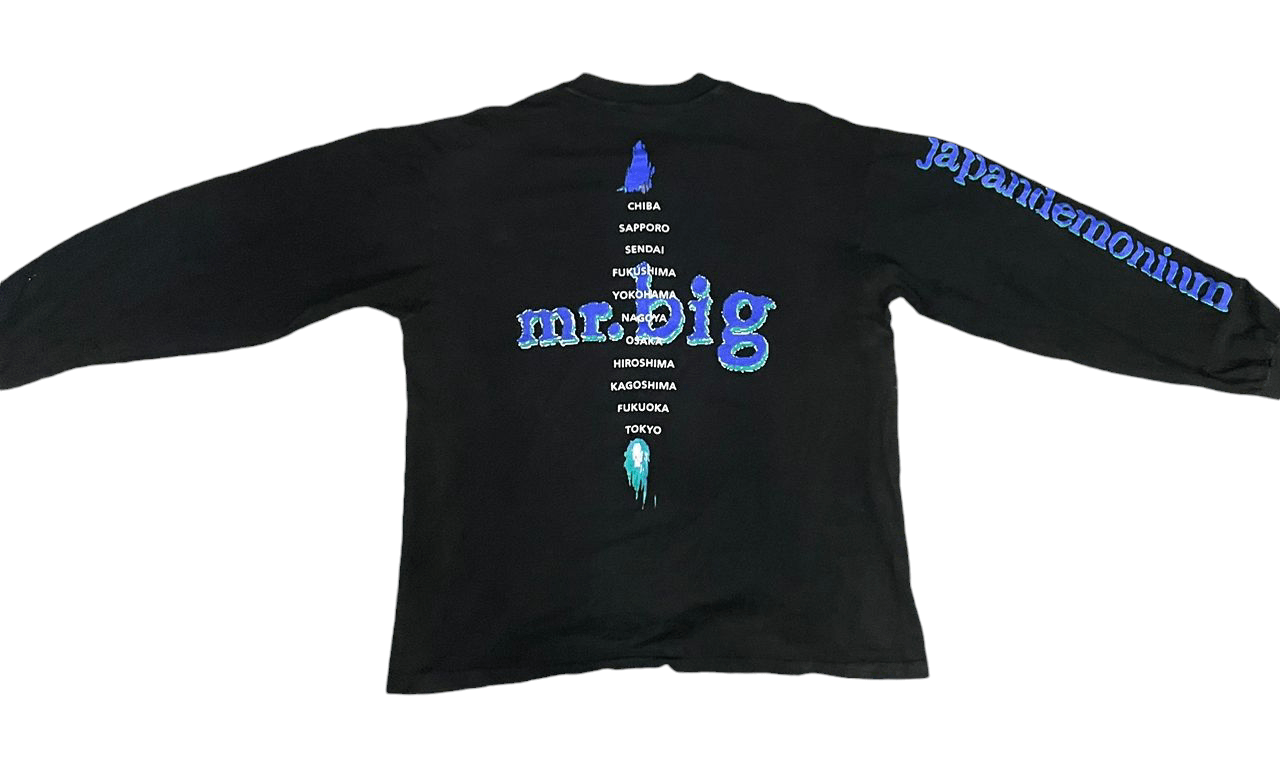Band Tees × Vintage Rare Vintage 90s Longsleeve Mr Big tour shirt Size US L / EU 52-54 / 3 - 2 Thumbnail