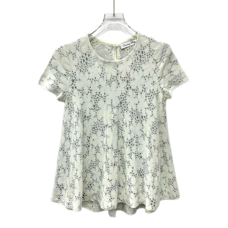 Dior Beige flower hollow round-neck short sleeves 2503-Next