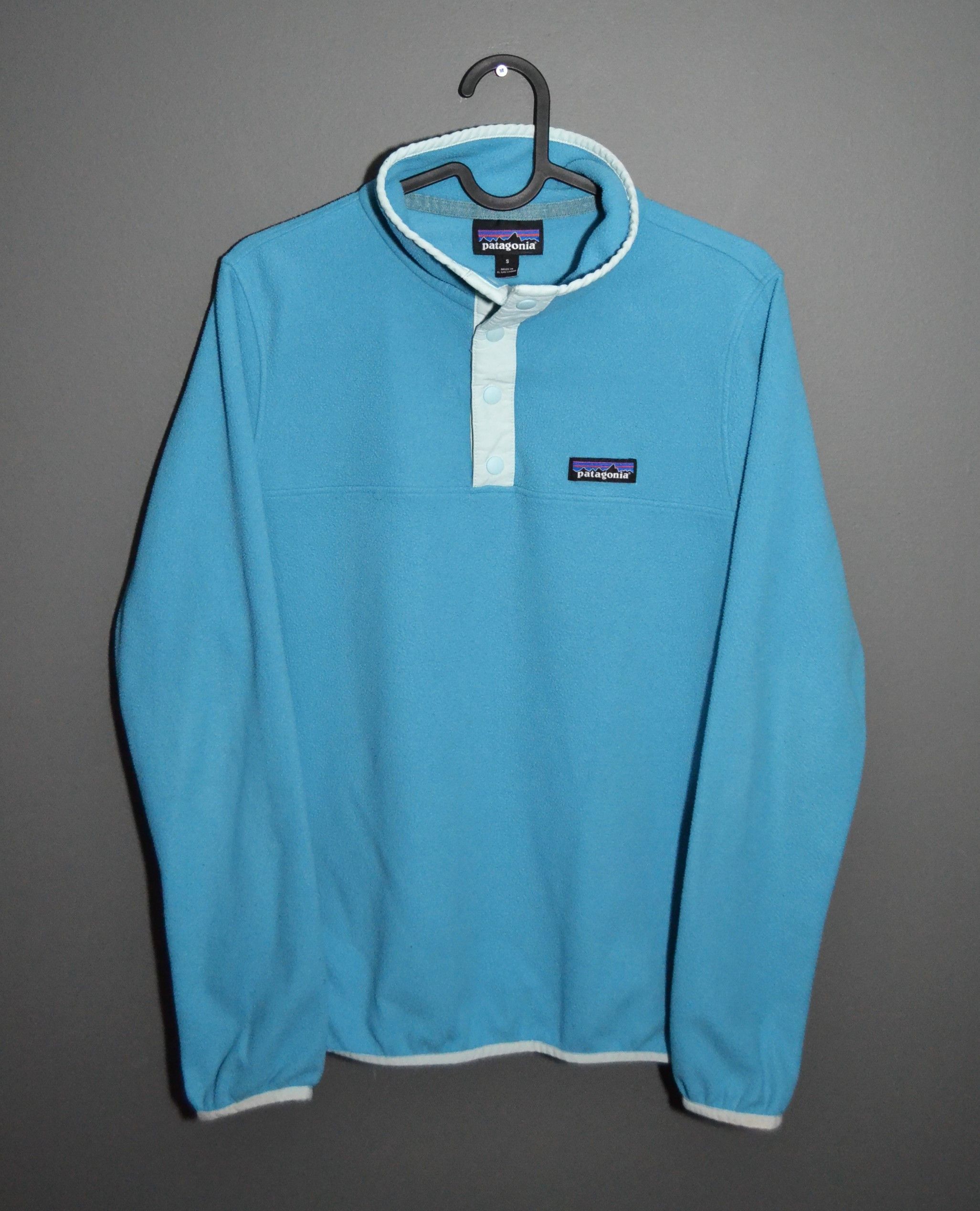 Patagonia Patagonia Snap-T Two Tone Pullover Fleece Jacket Blue S Size S / US 4 / IT 40 - 8 Thumbnail
