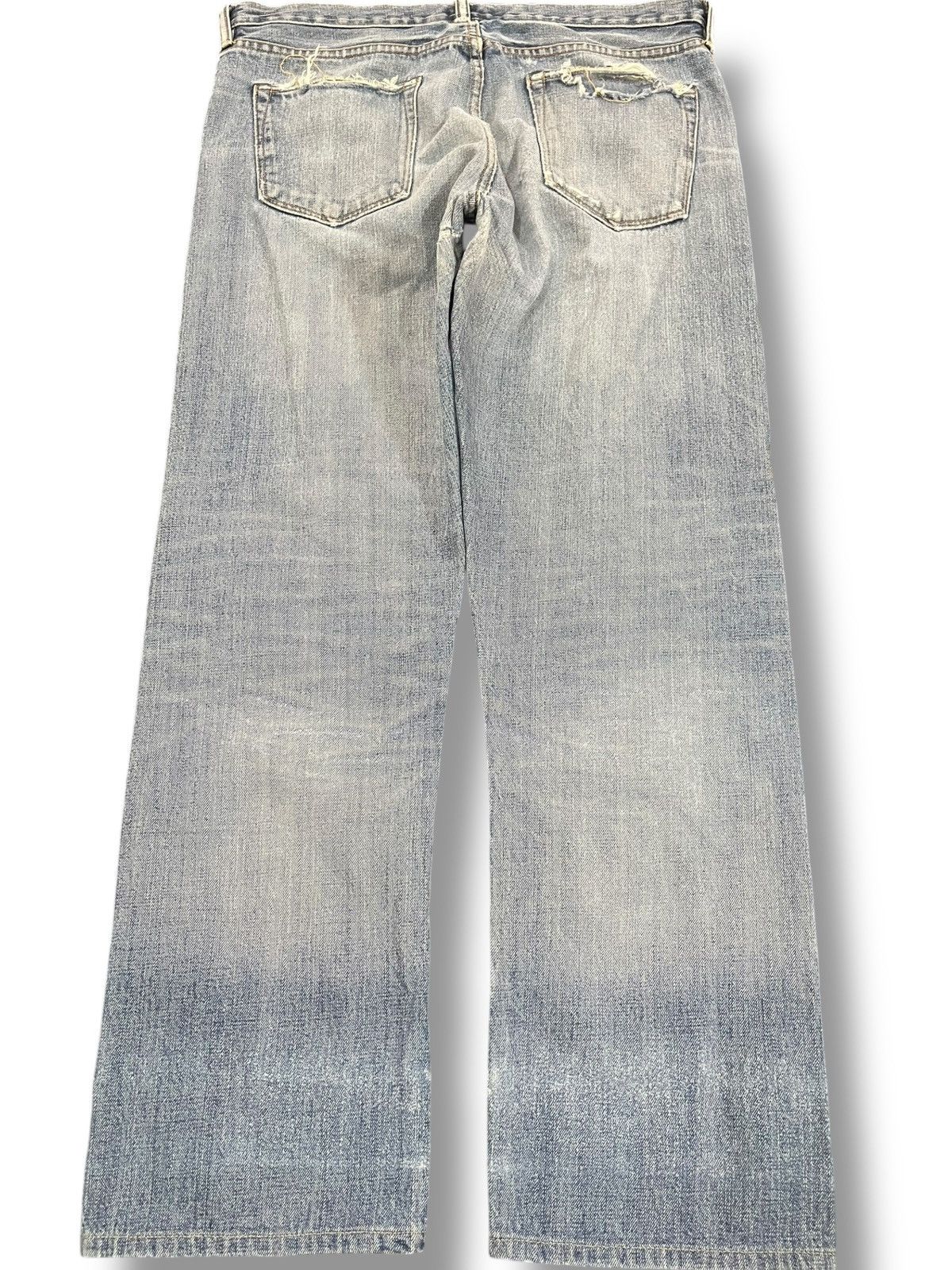 Fabric Brand & Co. × POST ARCHIVE FACTION (PAF) × Simon Miller Vintage Simon Miller Selvedge Ripped Distressed Denim Size US 35 - 6 Thumbnail